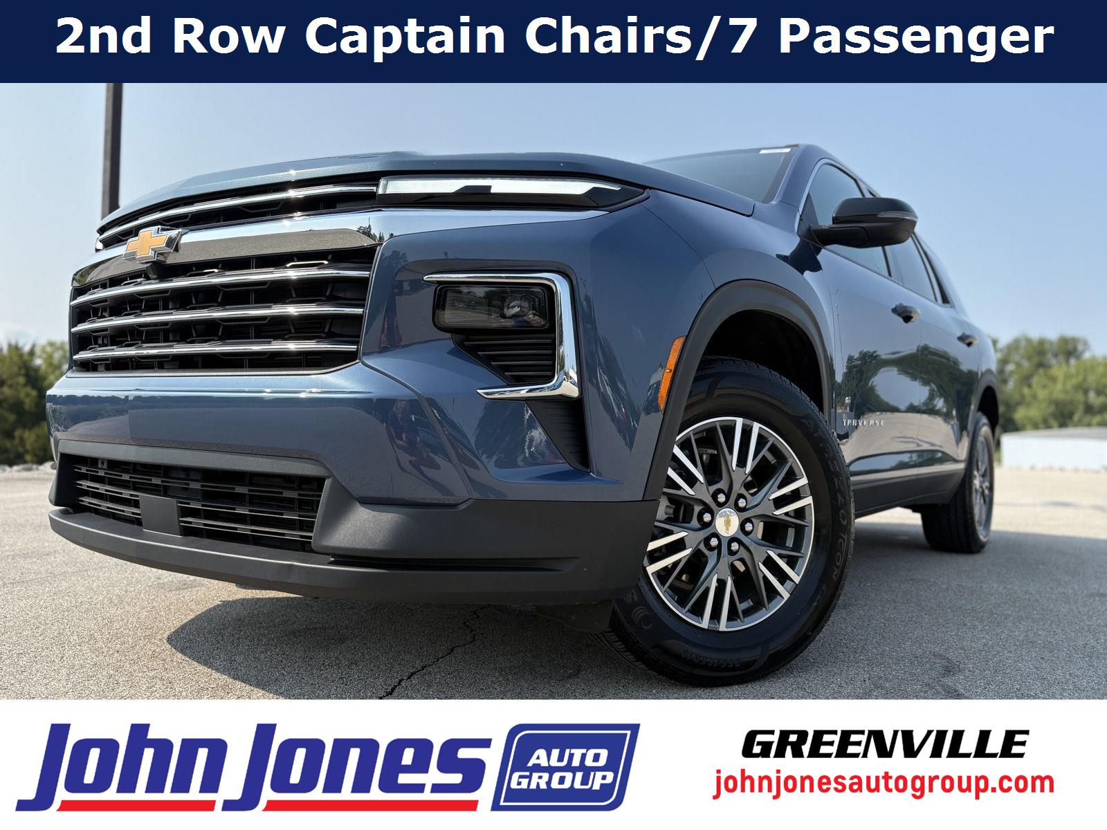 Lakeshore Blue Metallic 2025 Chevrolet Traverse SUV / Crossover Four-Wheel Drive 8-Speed Automatic