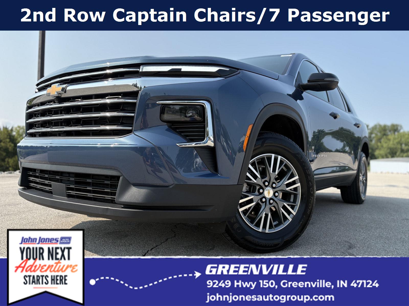 Lakeshore Blue Metallic 2025 Chevrolet Traverse SUV / Crossover Four-Wheel Drive 8-Speed Automatic