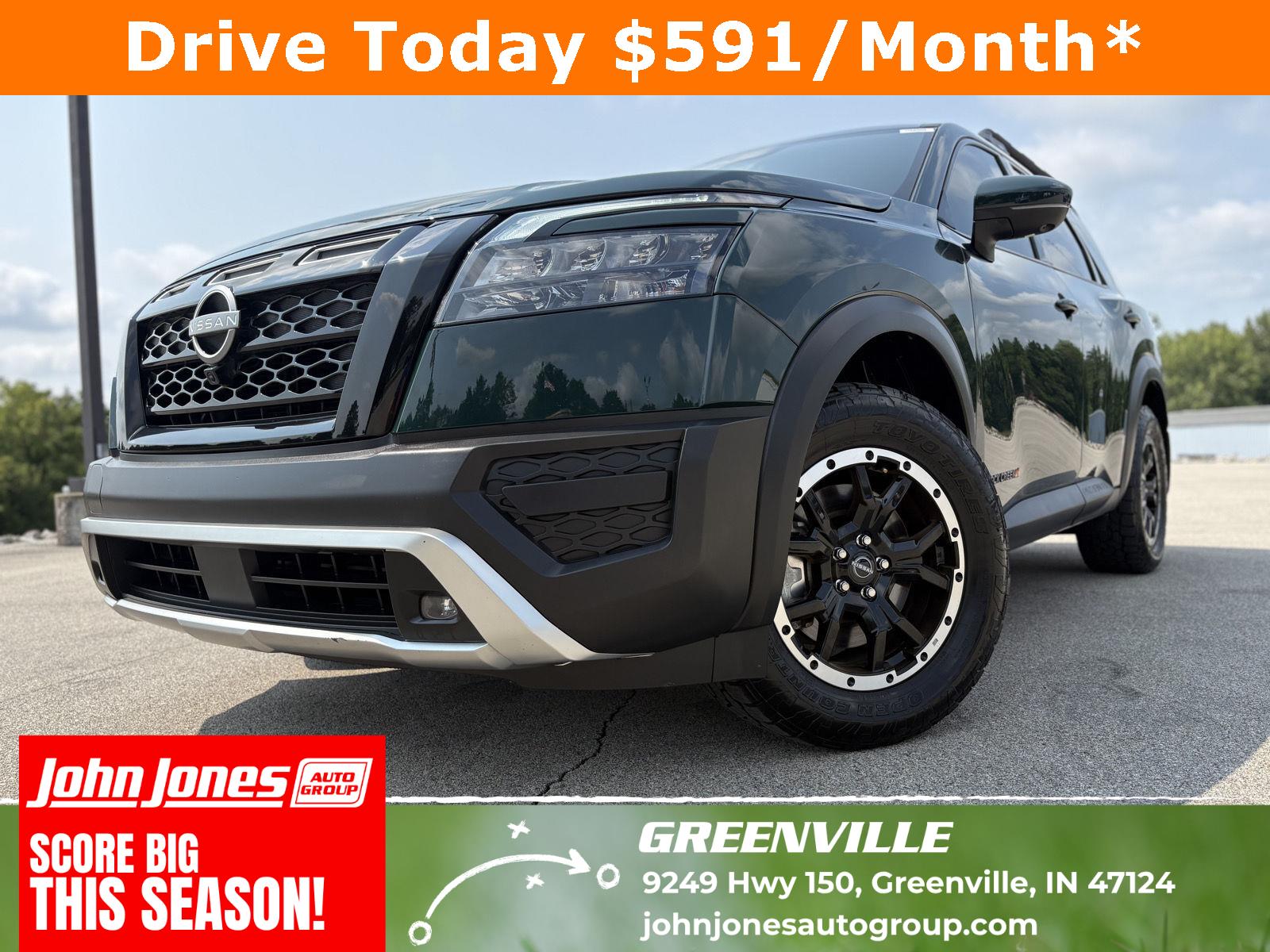 Black (Obsidian Green Pearl) 2025 Nissan Pathfinder SUV / Crossover All-Wheel Drive Automatic