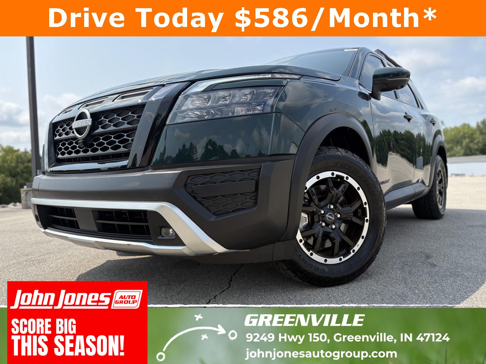 Black (Obsidian Green Pearl) 2025 Nissan Pathfinder SUV / Crossover All-Wheel Drive Automatic