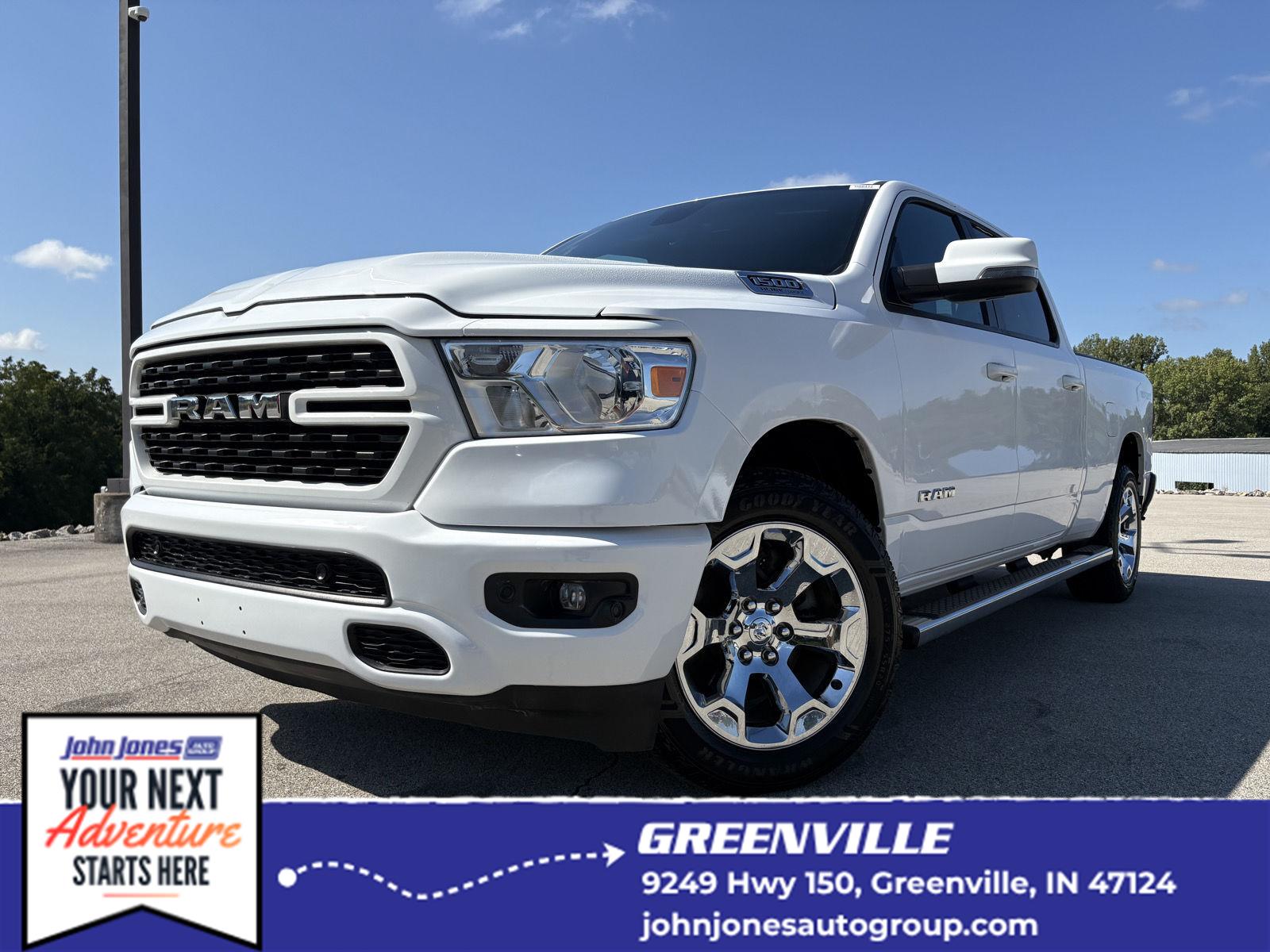 Bright White Clearcoat 2023 RAM 1500 Pickup Truck Four-Wheel Drive 8-Speed Automatic