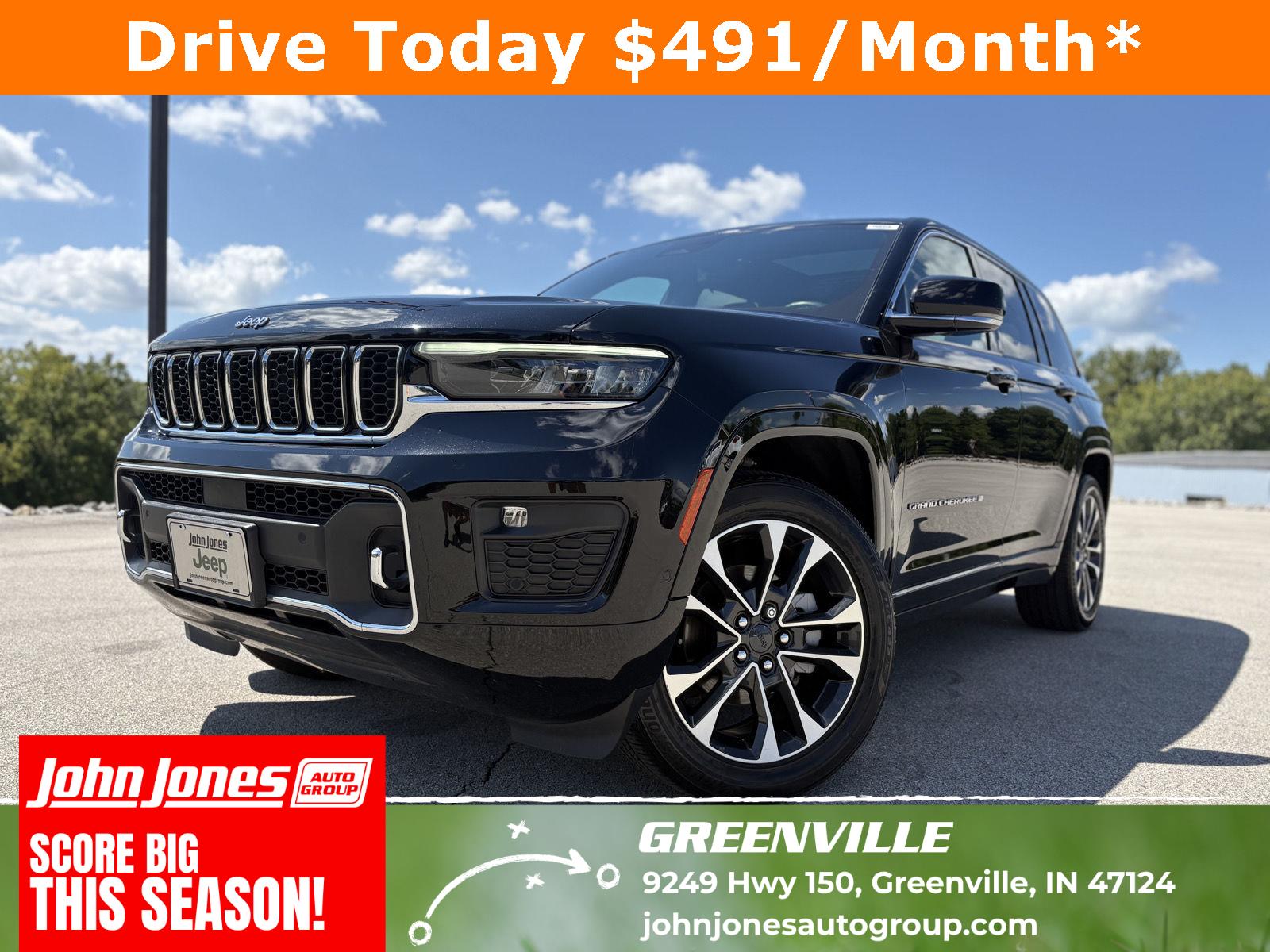 Diamond Black Crystal Pearlcoat 2022 Jeep Grand Cherokee SUV / Crossover Four-Wheel Drive 8-Speed Automatic