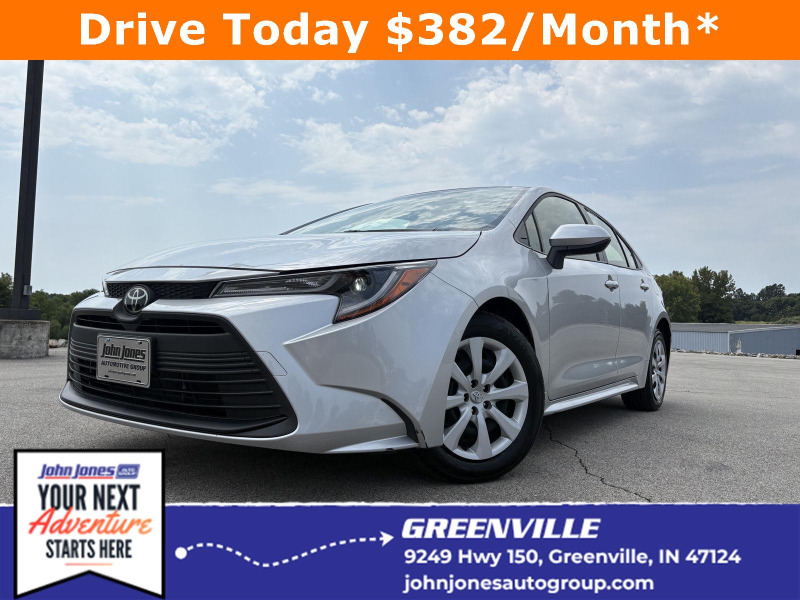 Classic Silver Metallic 2024 Toyota Corolla Sedan Front-Wheel Drive Continuously Variable Transmission