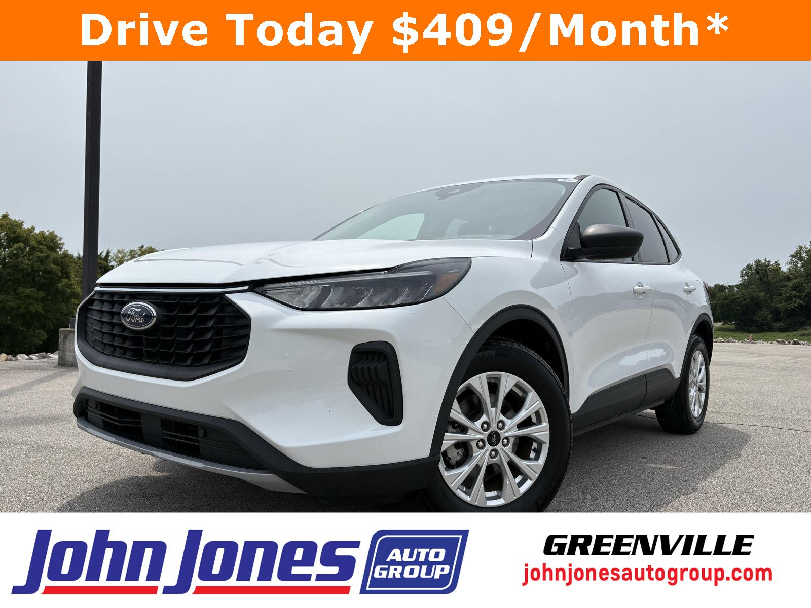Oxford White 2025 Ford Escape SUV / Crossover Front-Wheel Drive 8-Speed Automatic