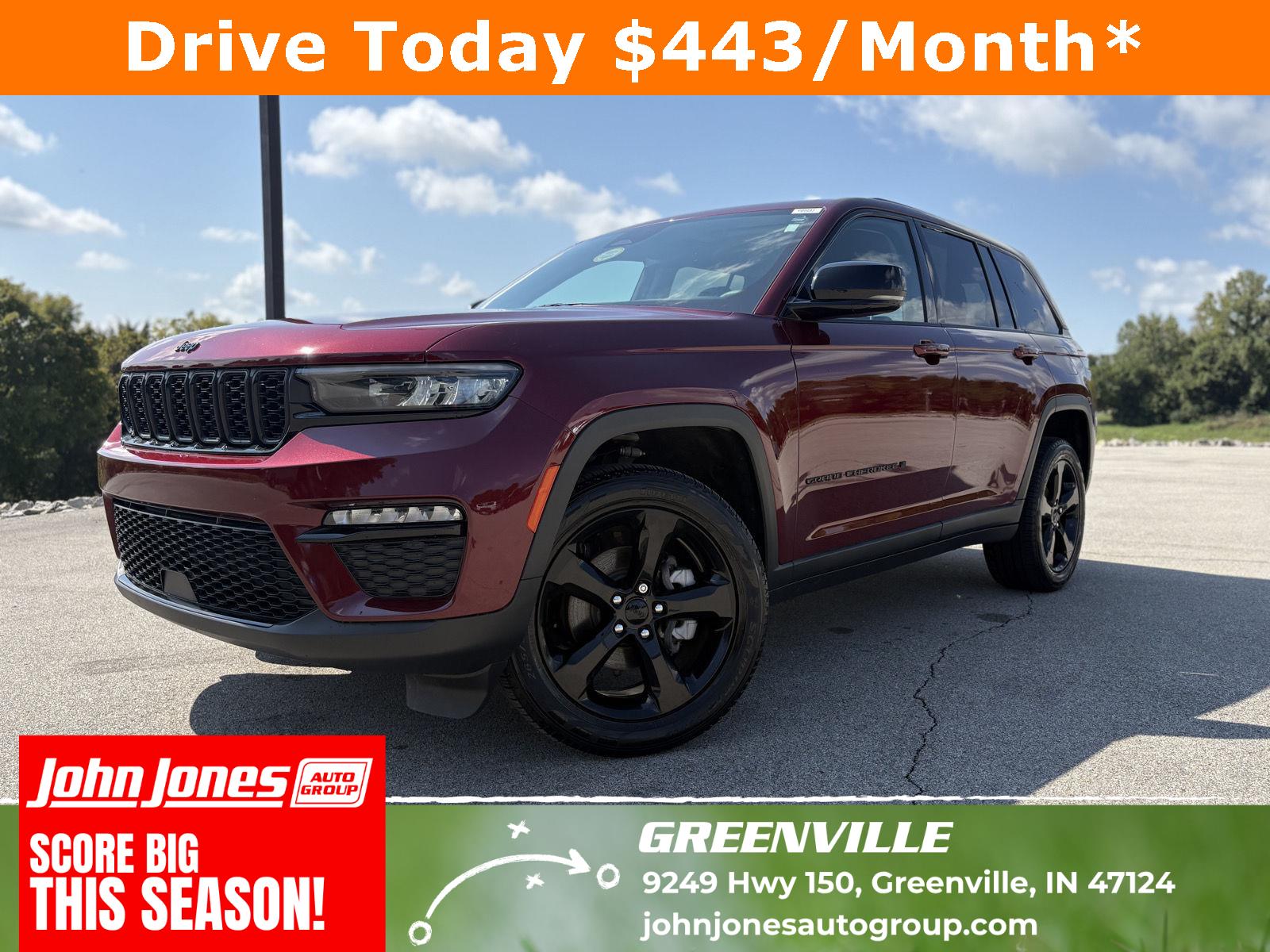 Velvet Red Pearlcoat 2023 Jeep Grand Cherokee SUV / Crossover Four-Wheel Drive 8-Speed Automatic