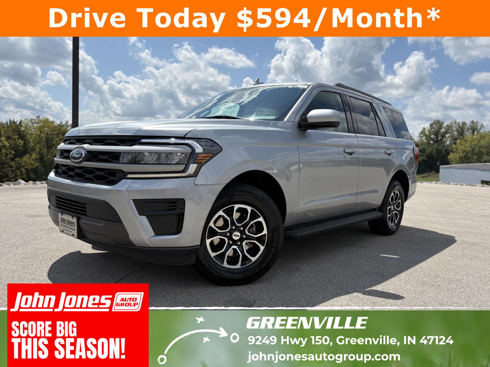 Iconic Silver Metallic 2024 Ford Expedition SUV / Crossover Four-Wheel Drive Automatic