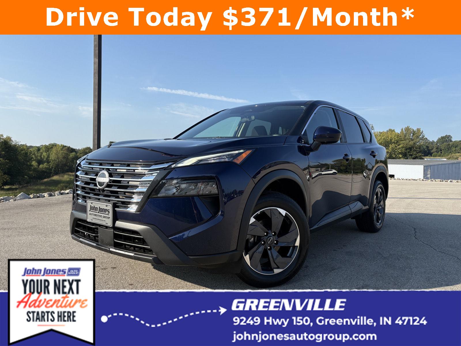 Deep Ocean Blue Pearl 2025 Nissan Rogue SUV / Crossover Front-Wheel Drive Continuously Variable Transmission
