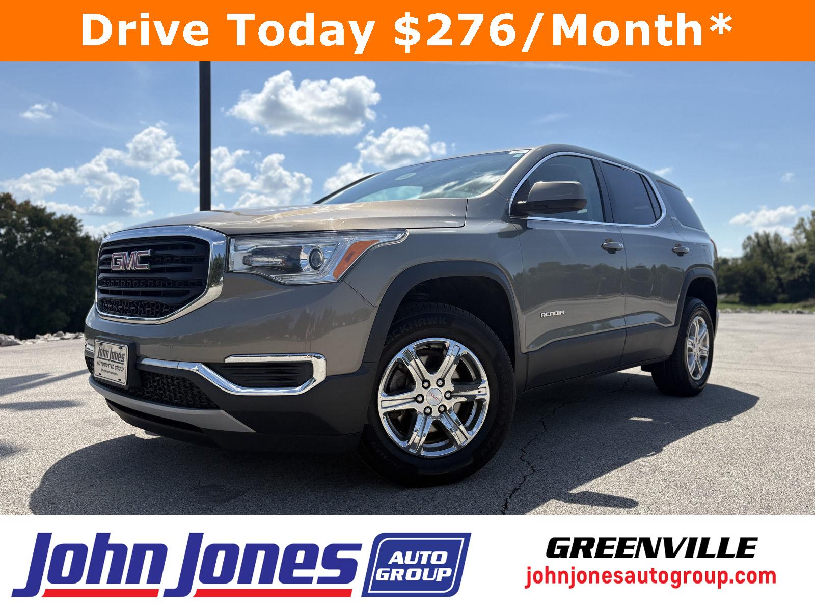 Pepperdust Metallic 2019 GMC Acadia SUV / Crossover Four-Wheel Drive 6-Speed Automatic