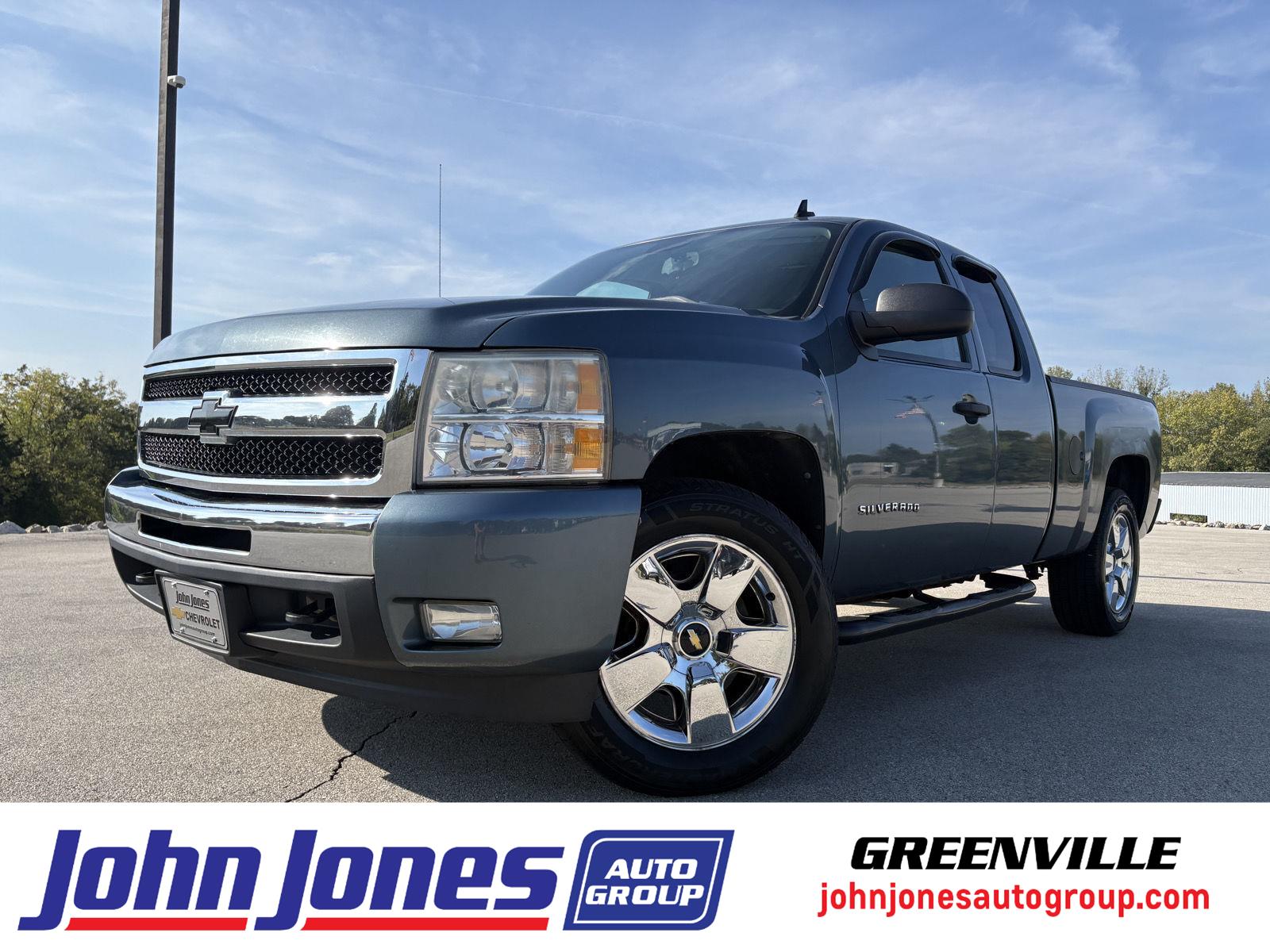 Blue Granite Metallic 2011 Chevrolet Silverado 1500 Pickup Truck Four-Wheel Drive 6-Speed Automatic
