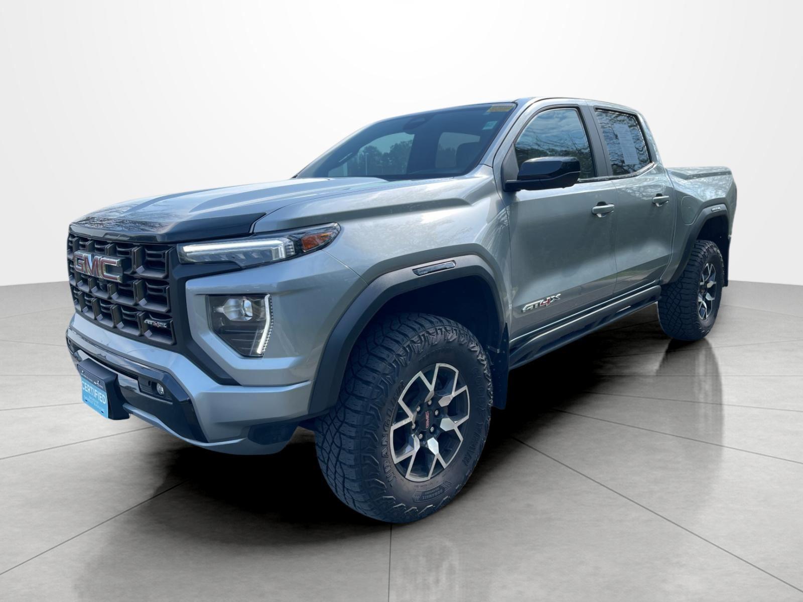 Sterling Metallic 2024 GMC Canyon AT4X Crew Cab 4WD Pickup Truck Four-Wheel Drive 8-Speed Automatic