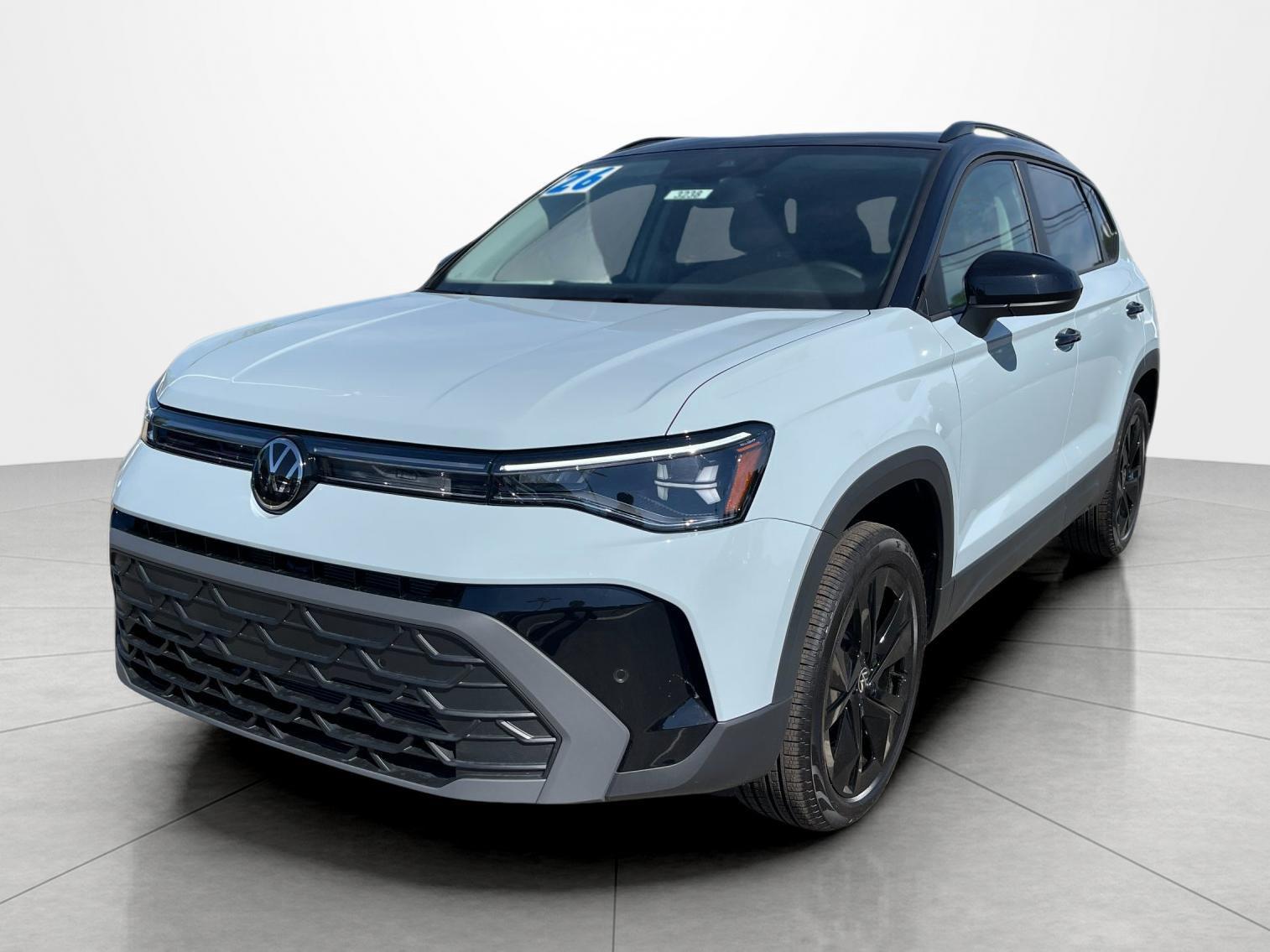 Monument Gray w/Deep Black Roof 2026 Volkswagen Taos SUV / Crossover Front-Wheel Drive Automatic