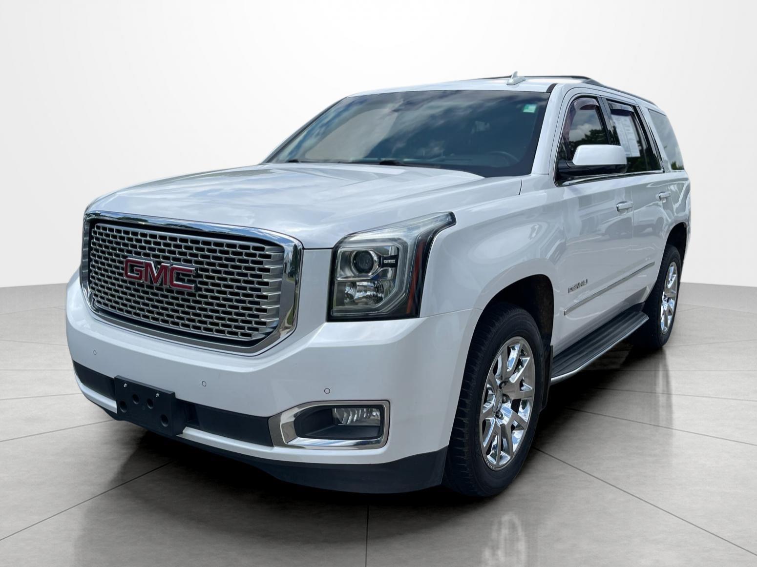 White Frost Tricoat 2017 GMC Yukon SUV / Crossover Four-Wheel Drive 8-Speed Automatic