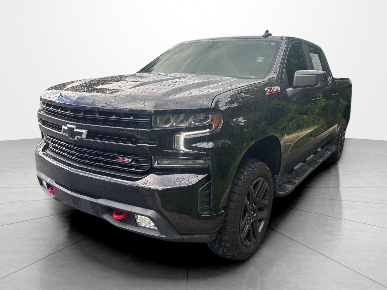 Black 2021 Chevrolet Silverado 1500 Pickup Truck Four-Wheel Drive Automatic