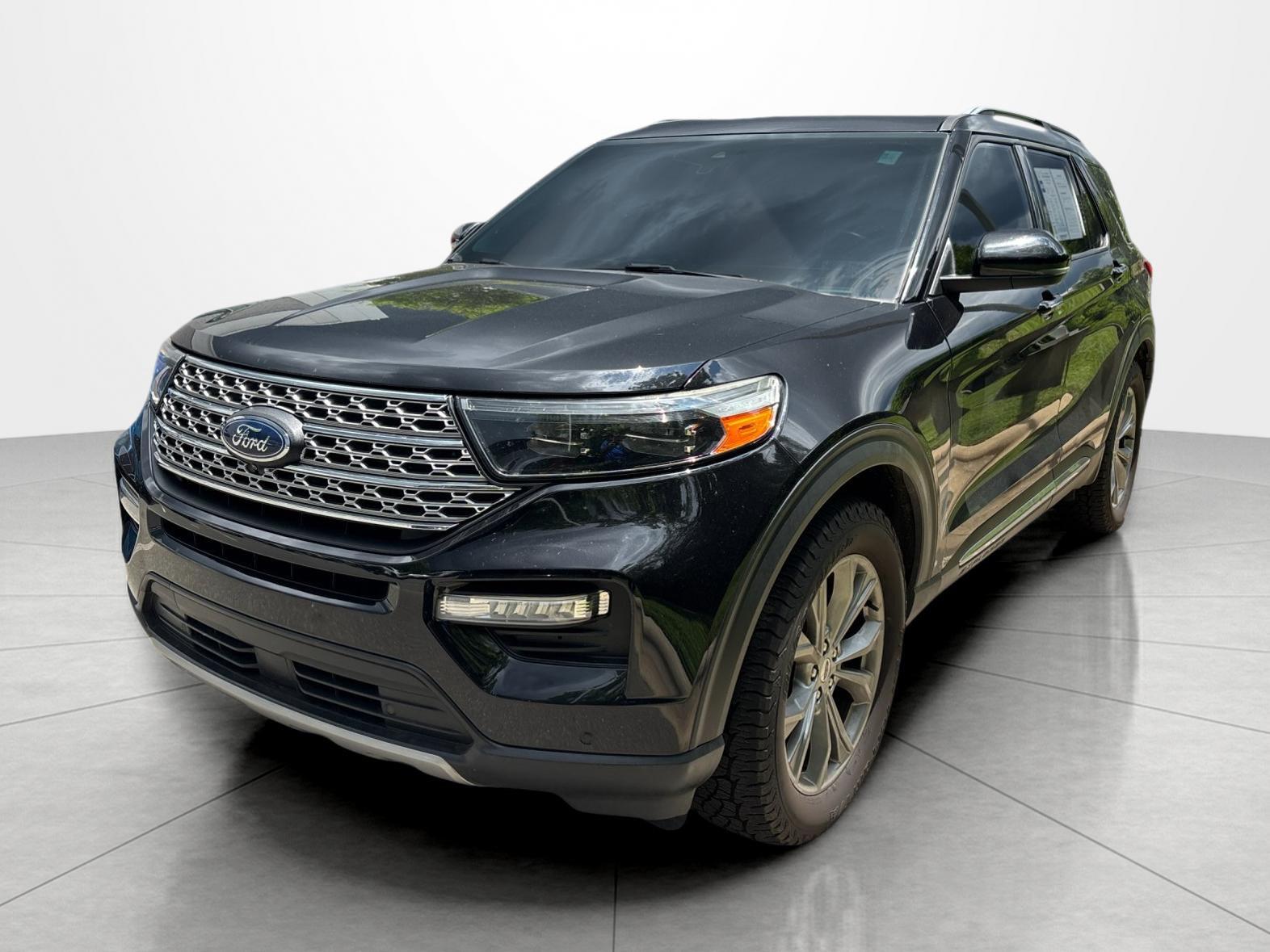 Agate Black 2022 Ford Explorer SUV / Crossover All-Wheel Drive Automatic