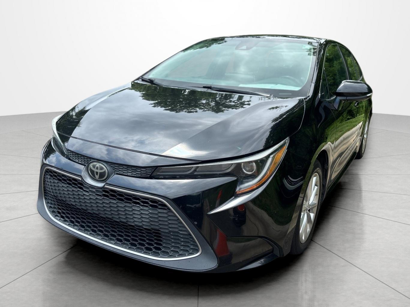 Black Sand Pearl 2020 Toyota Corolla XLE FWD Sedan Front-Wheel Drive Continuously Variable Transmission