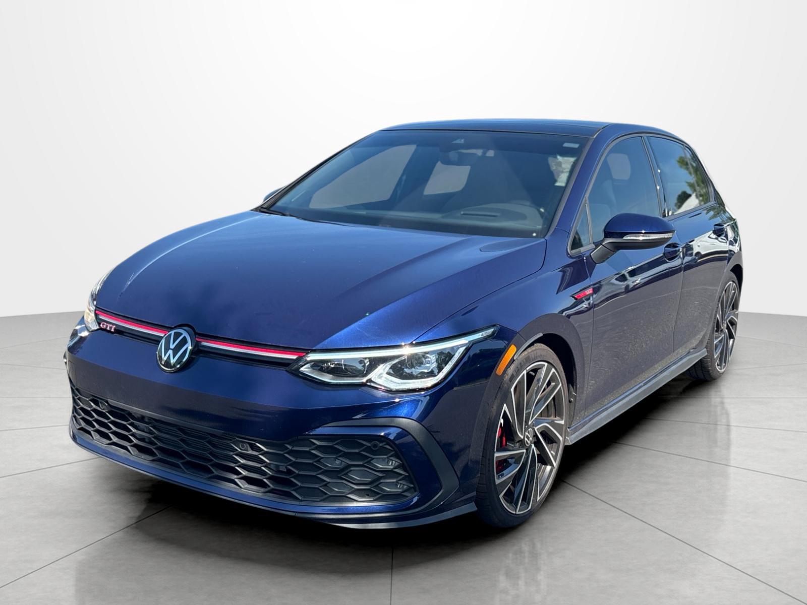 Atlantic Blue Metallic 2024 Volkswagen Golf GTI Hatchback Front-Wheel Drive 7-Speed Dual Clutch