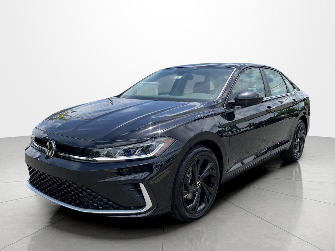Deep Black Pearl 2026 Volkswagen Jetta Sedan Front-Wheel Drive Automatic