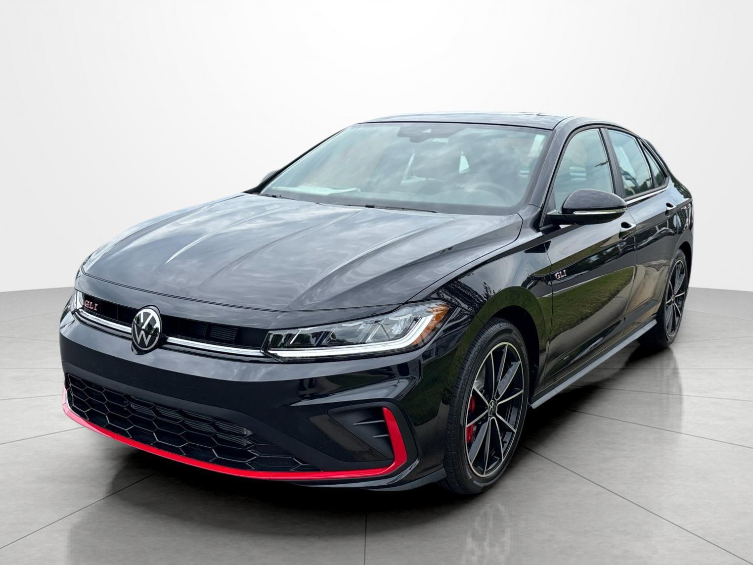 Deep Black Pearl 2026 Volkswagen Jetta GLI Sedan Front-Wheel Drive