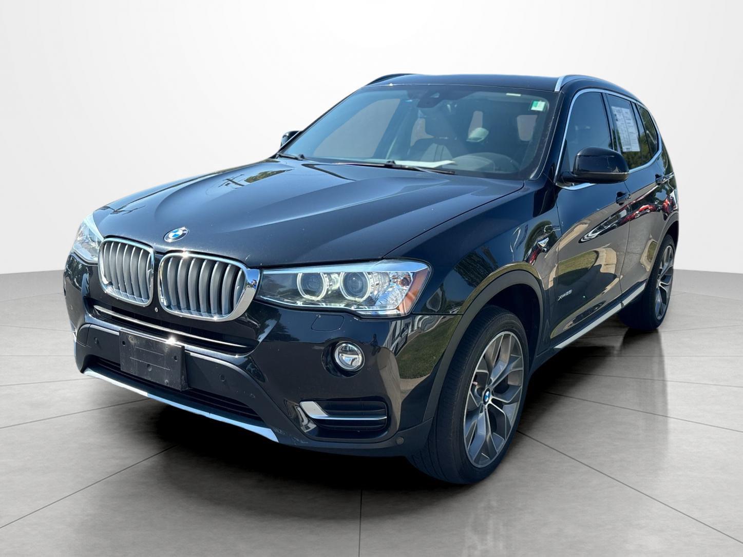 Black Sapphire Metallic 2017 BMW X3 SUV / Crossover All-Wheel Drive 8-Speed Automatic