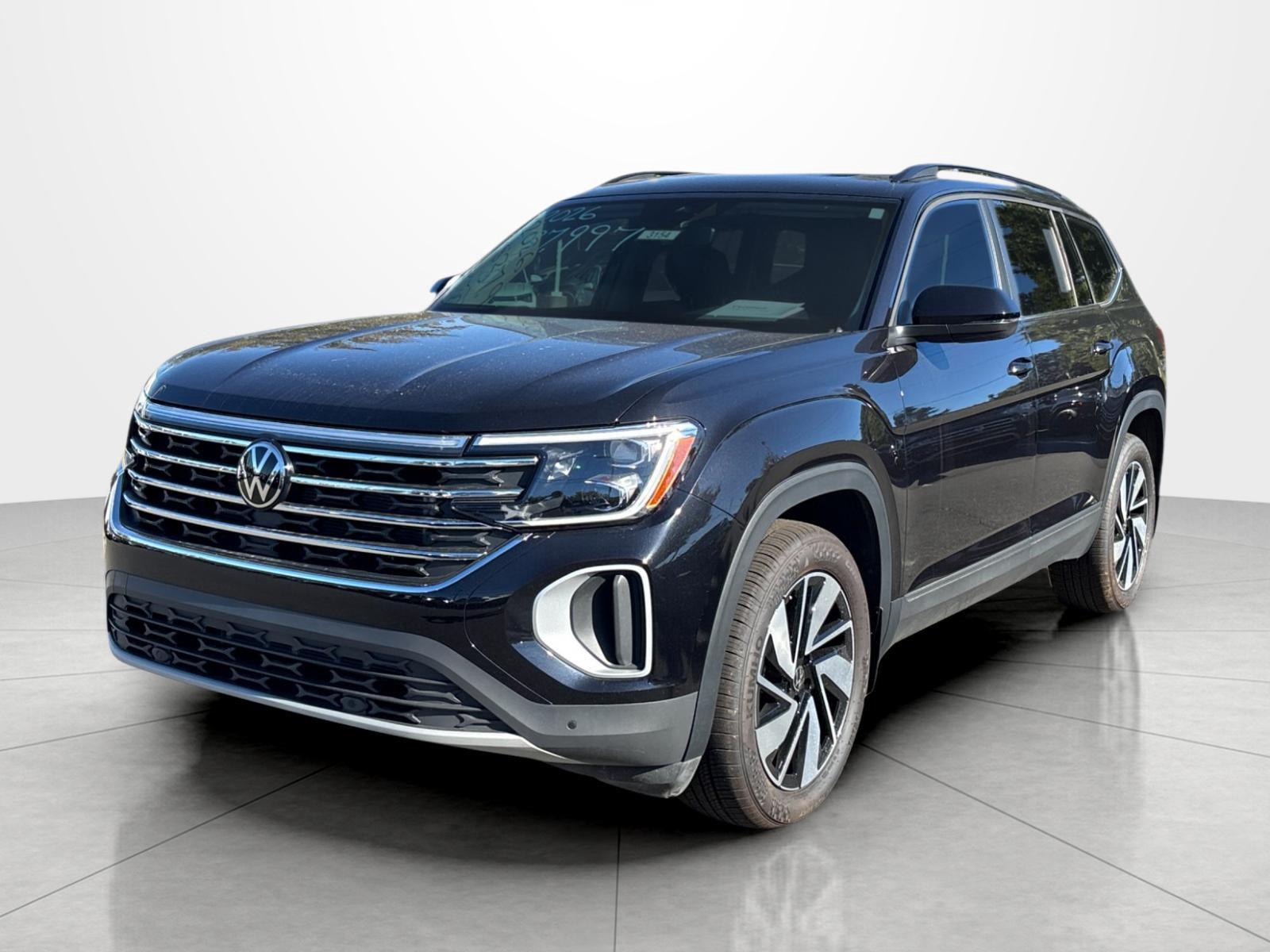Deep Black Pearl 2026 Volkswagen Atlas SUV / Crossover All-Wheel Drive Automatic