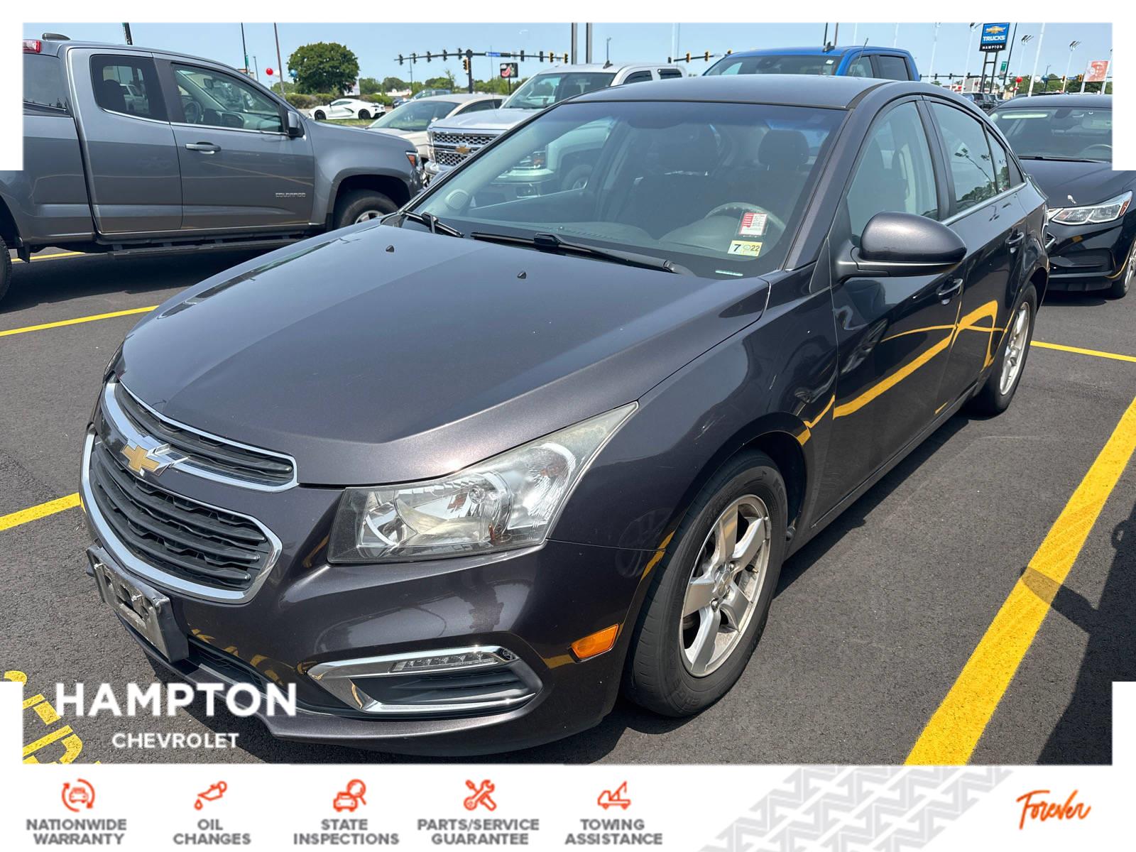 2015 Chevrolet Cruze LT Sedan 4 Dr. Front Wheel Drive 1