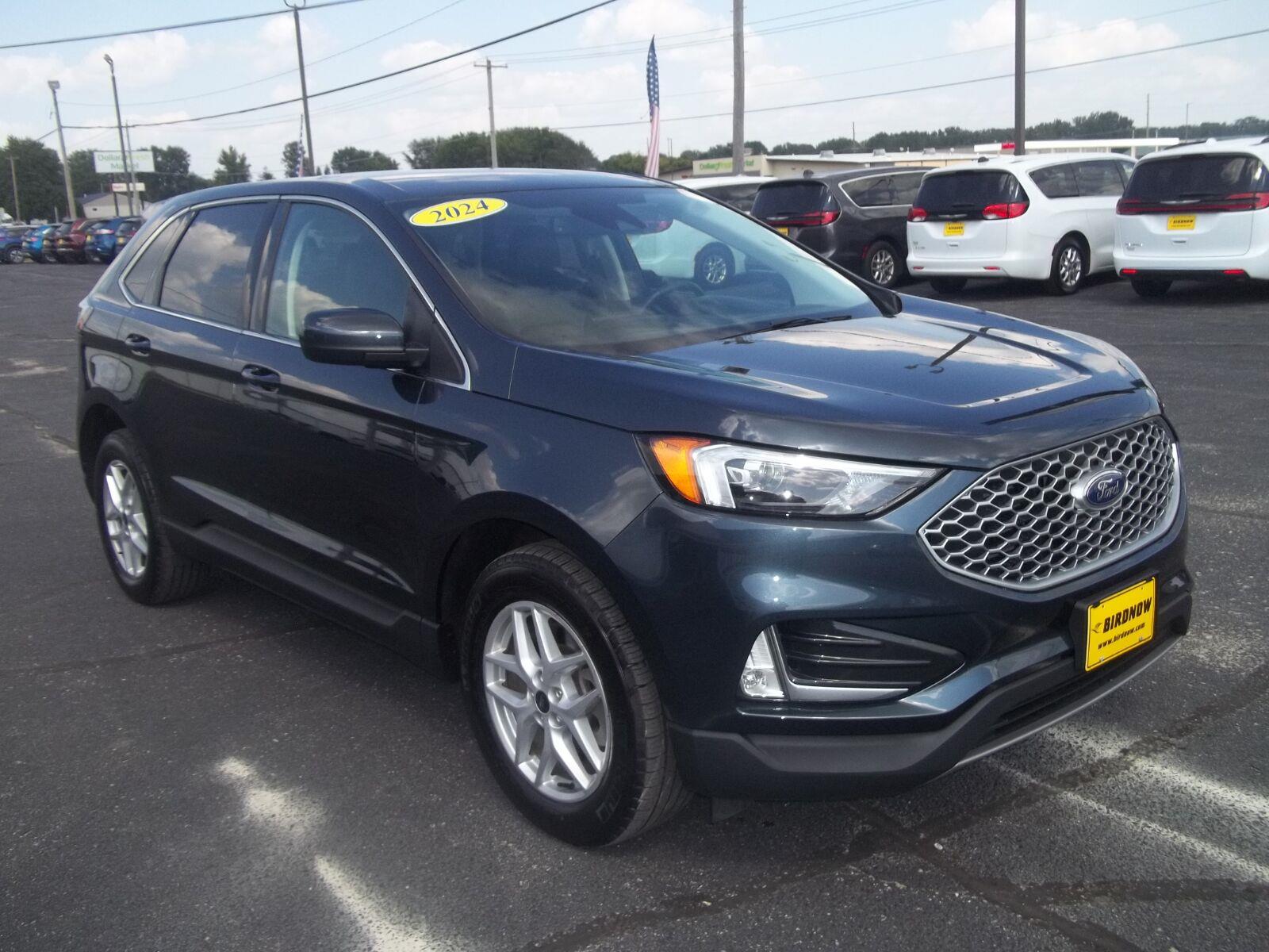 Stone Blue Metallic 2024 Ford Edge SUV / Crossover All-Wheel Drive 8-Speed Automatic