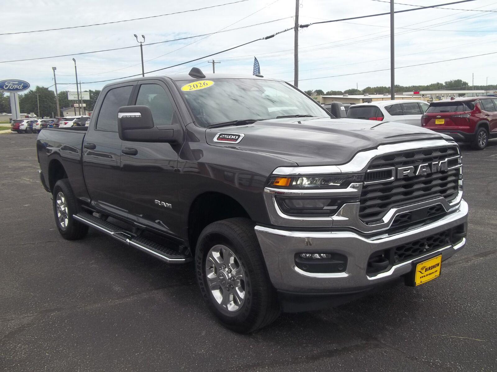 Ceramic Gray Clearcoat 2026 RAM 2500 Pickup Truck Four-Wheel Drive 8-Speed Automatic