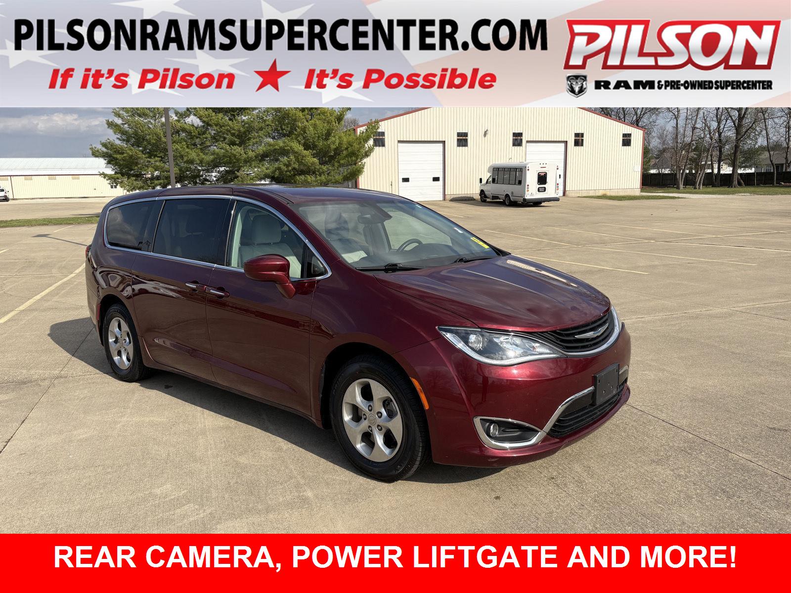 Velvet Red Pearlcoat 2018 Chrysler Pacifica Hybrid Touring Plus FWD Minivan Front-Wheel Drive Automatic