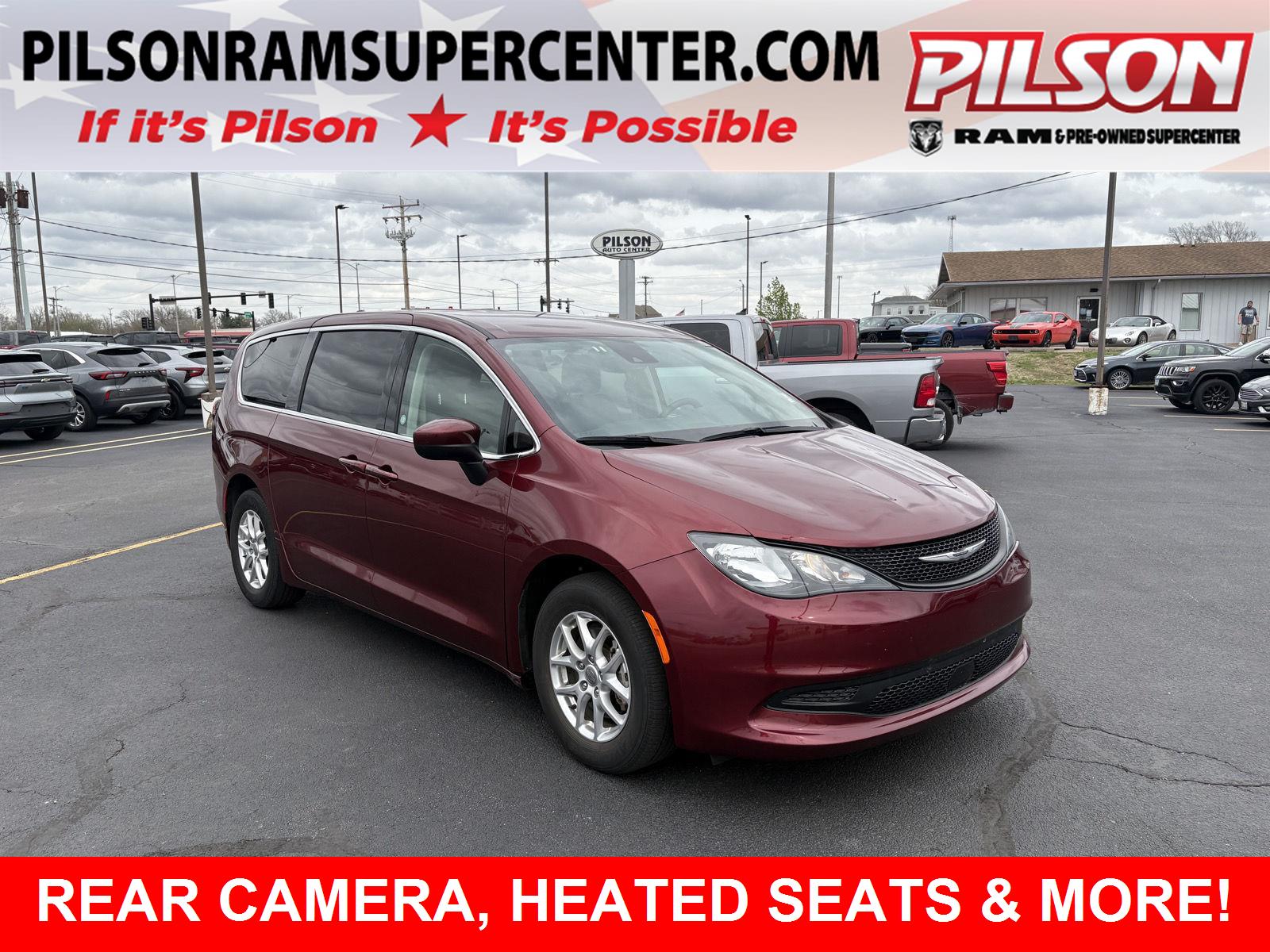Velvet Red Pearlcoat 2023 Chrysler Voyager LX FWD Minivan Front-Wheel Drive 9-Speed Automatic