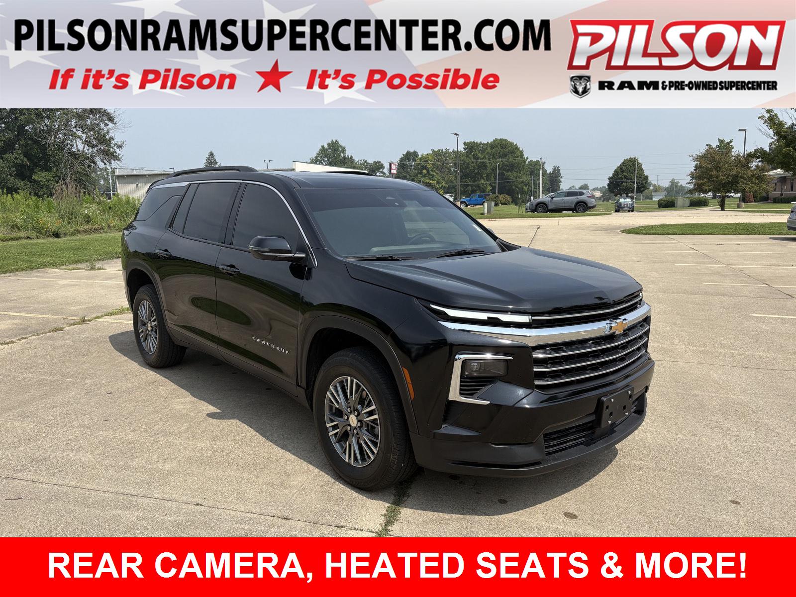 Mosaic Black Metallic 2025 Chevrolet Traverse SUV / Crossover Front-Wheel Drive 8-Speed Automatic