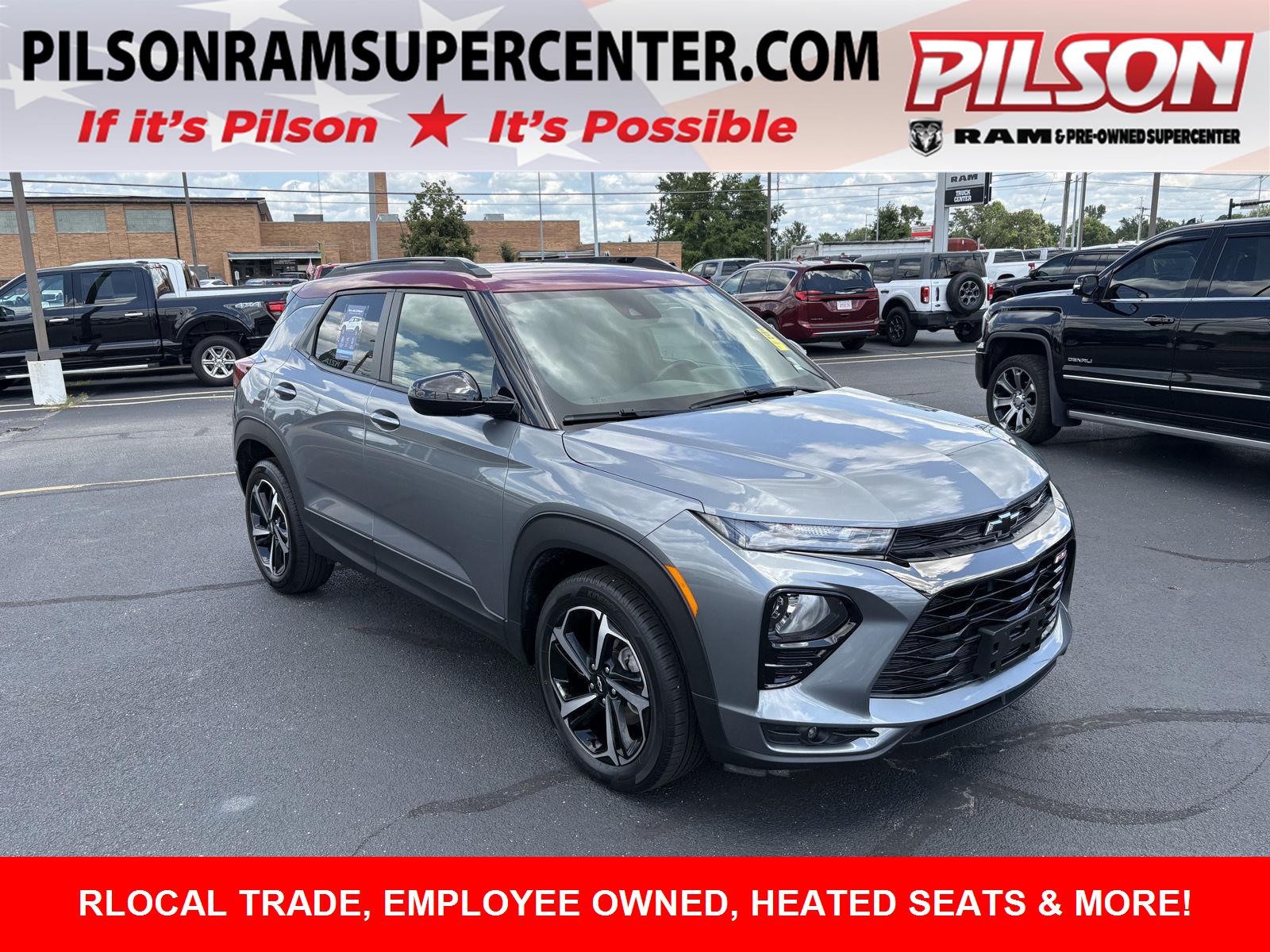 Gray (Satin Steel Metallic) 2021 Chevrolet Trailblazer SUV / Crossover Front-Wheel Drive Continuously Variable Transmission