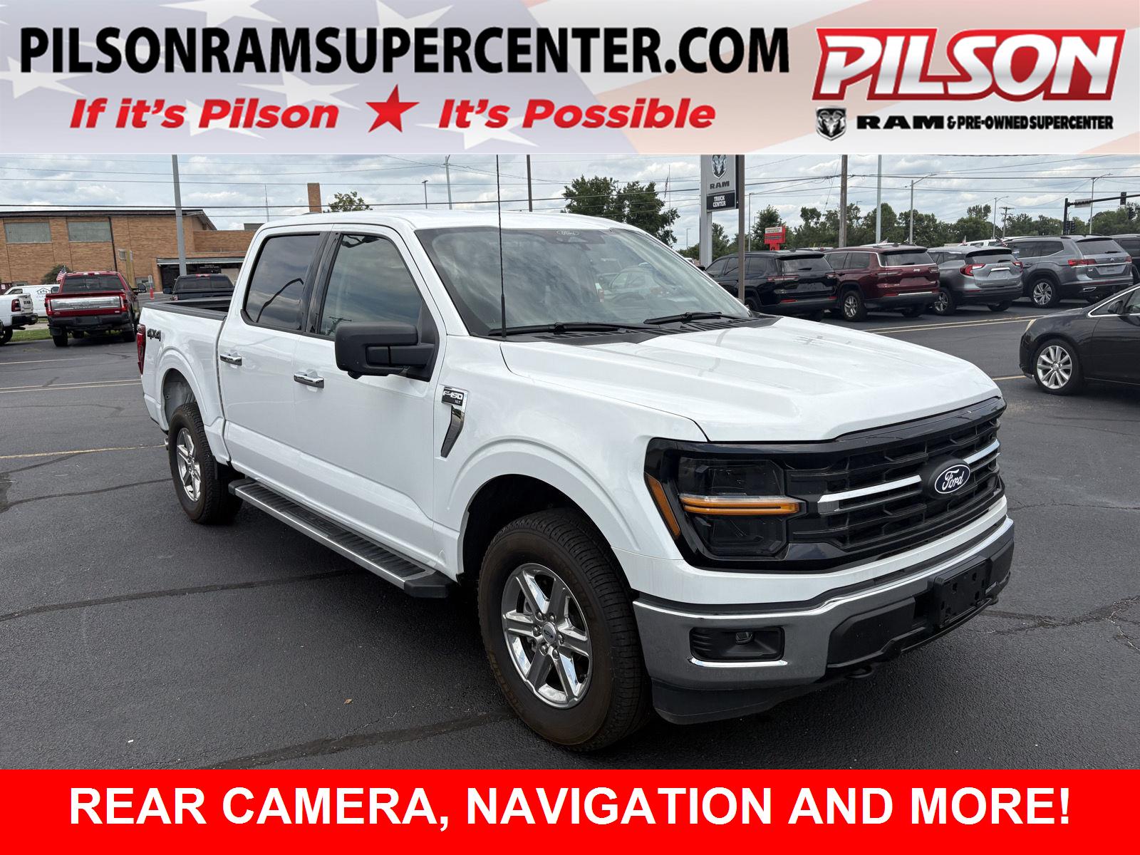 Oxford White 2024 Ford F-150 Pickup Truck Four-Wheel Drive Automatic