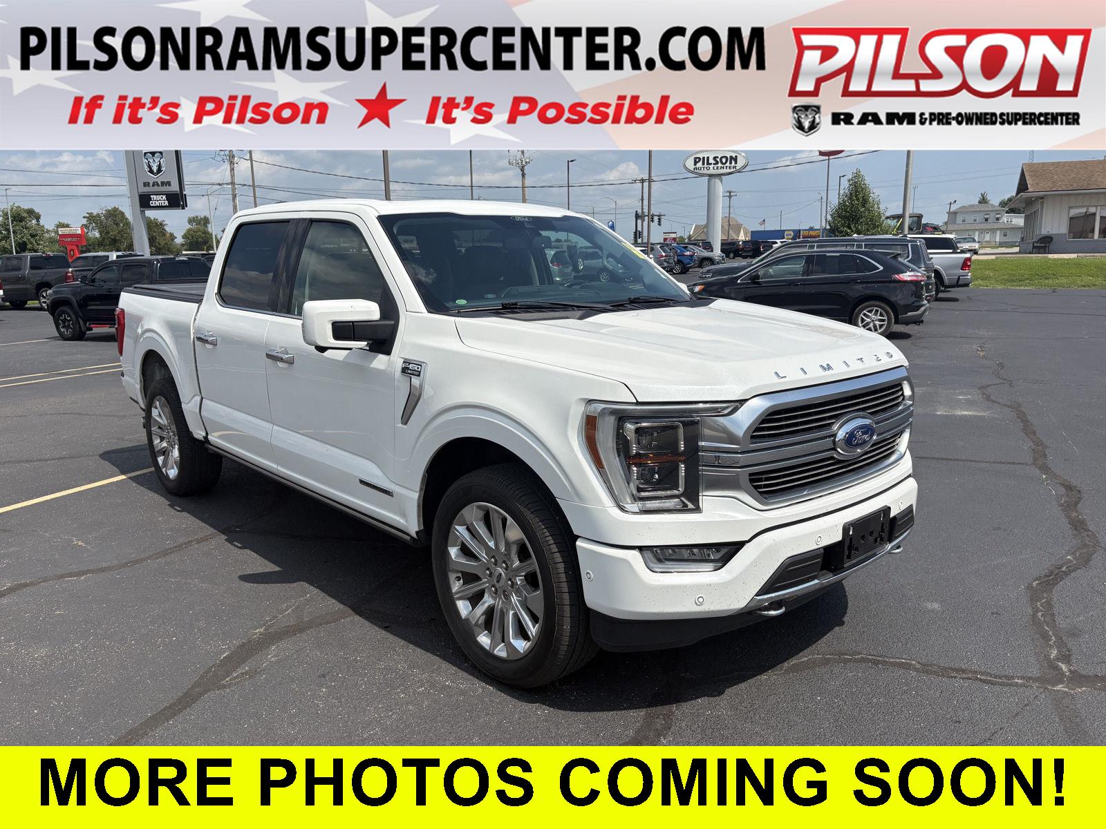 Star White Metallic Tri-Coat 2021 Ford F-150 Pickup Truck Four-Wheel Drive Automatic