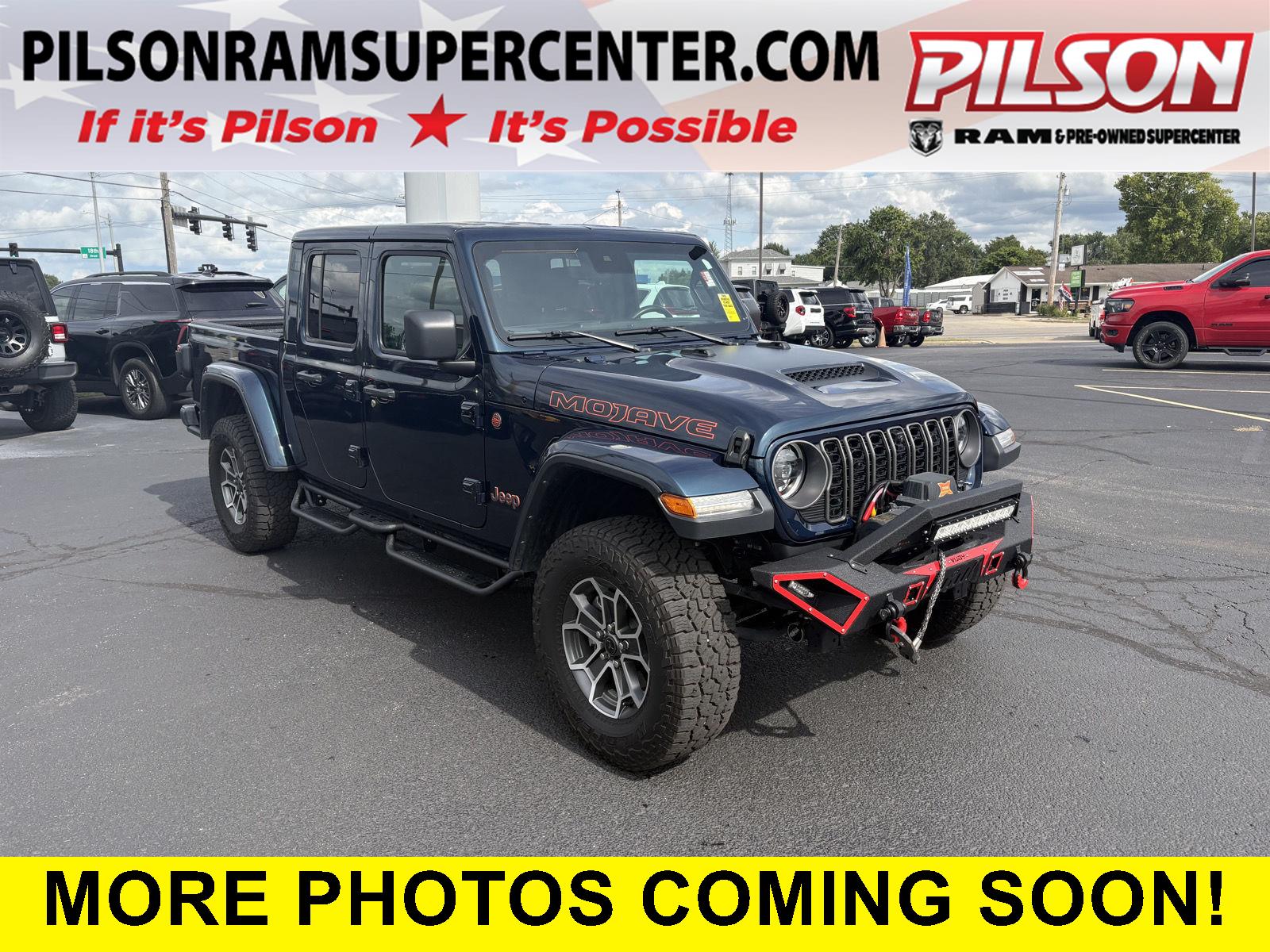 Fathom Blue Pearlcoat 2025 Jeep Gladiator Pickup Truck Four-Wheel Drive 8-Speed Automatic