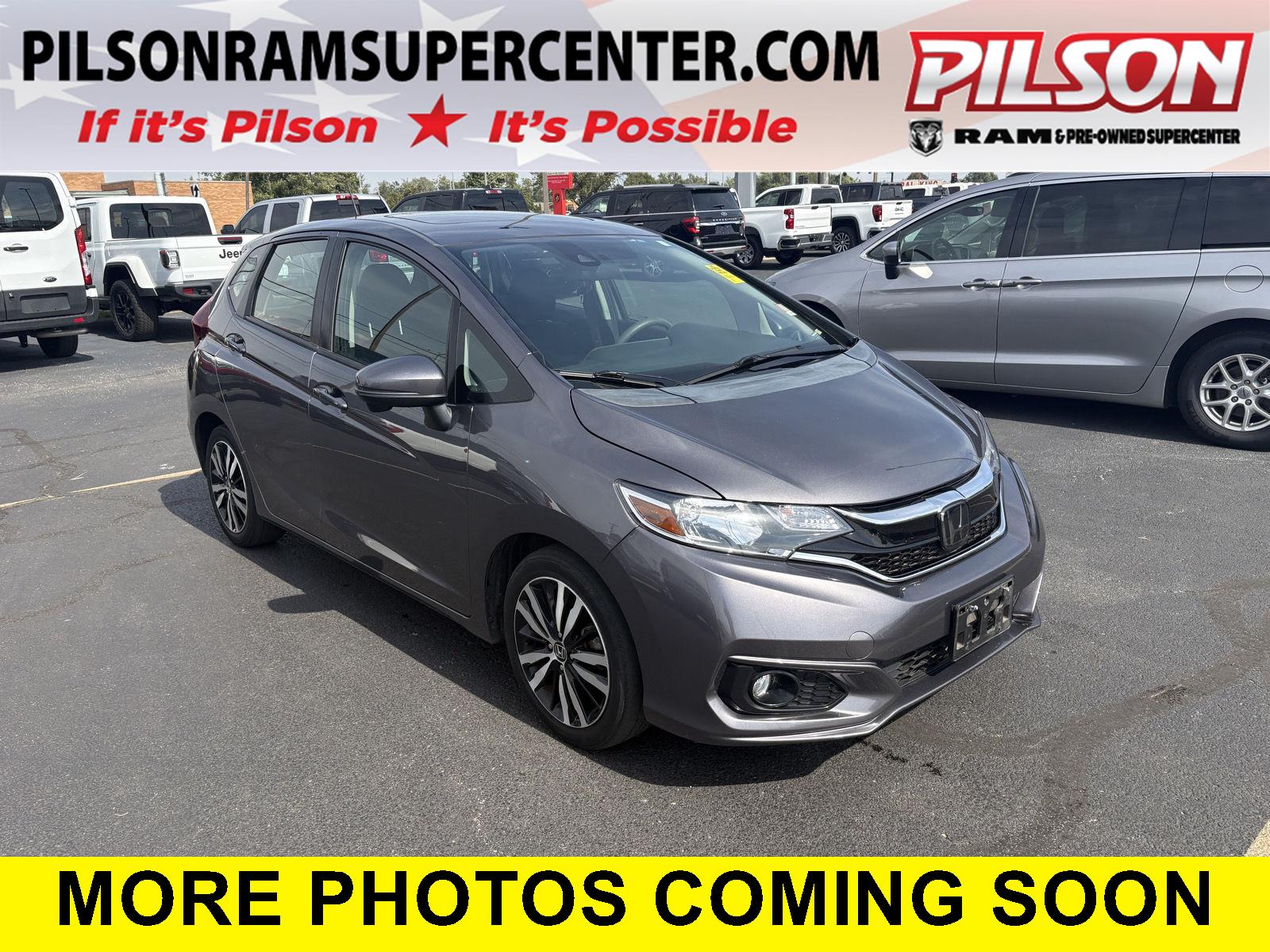 Lunar Silver Metallic 2018 Honda Fit Hatchback Front-Wheel Drive Continuously Variable Transmission