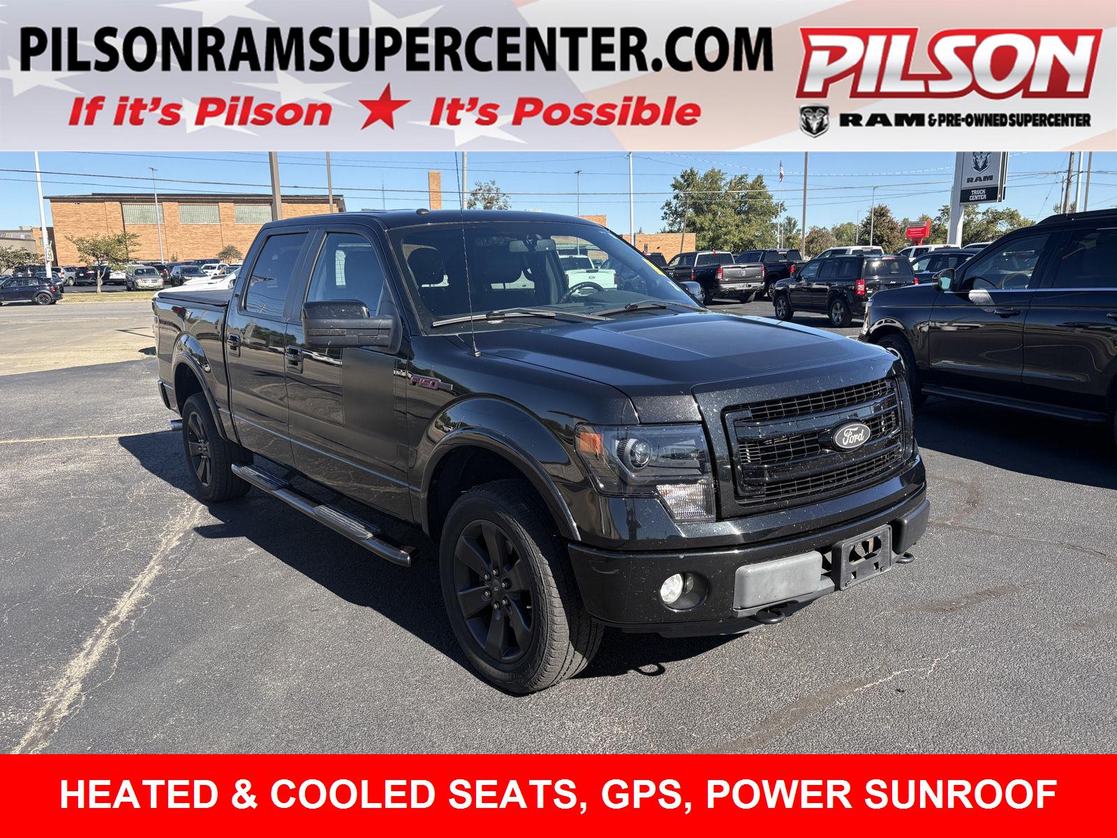 Tuxedo Black Metallic 2013 Ford F-150 Pickup Truck Four-Wheel Drive 6-Speed Automatic