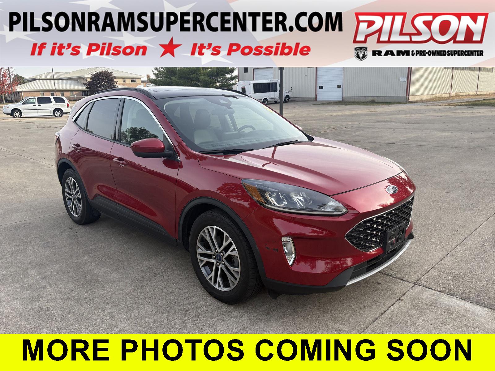 Rapid Red Metallic Tinted Clearcoat 2021 Ford Escape SUV / Crossover Front-Wheel Drive 8-Speed Automatic