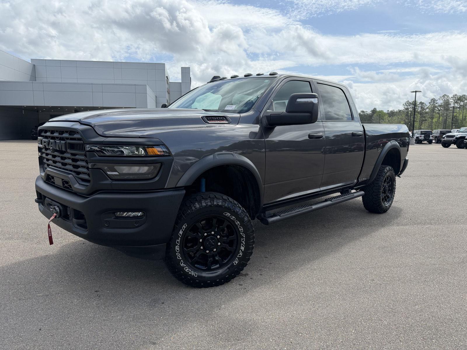 Gray (Granite Crystal Metallic Clearcoat) 2025 RAM 2500 Tradesman Crew Cab 4WD Pickup Truck Four-Wheel Drive 8-Speed Automatic