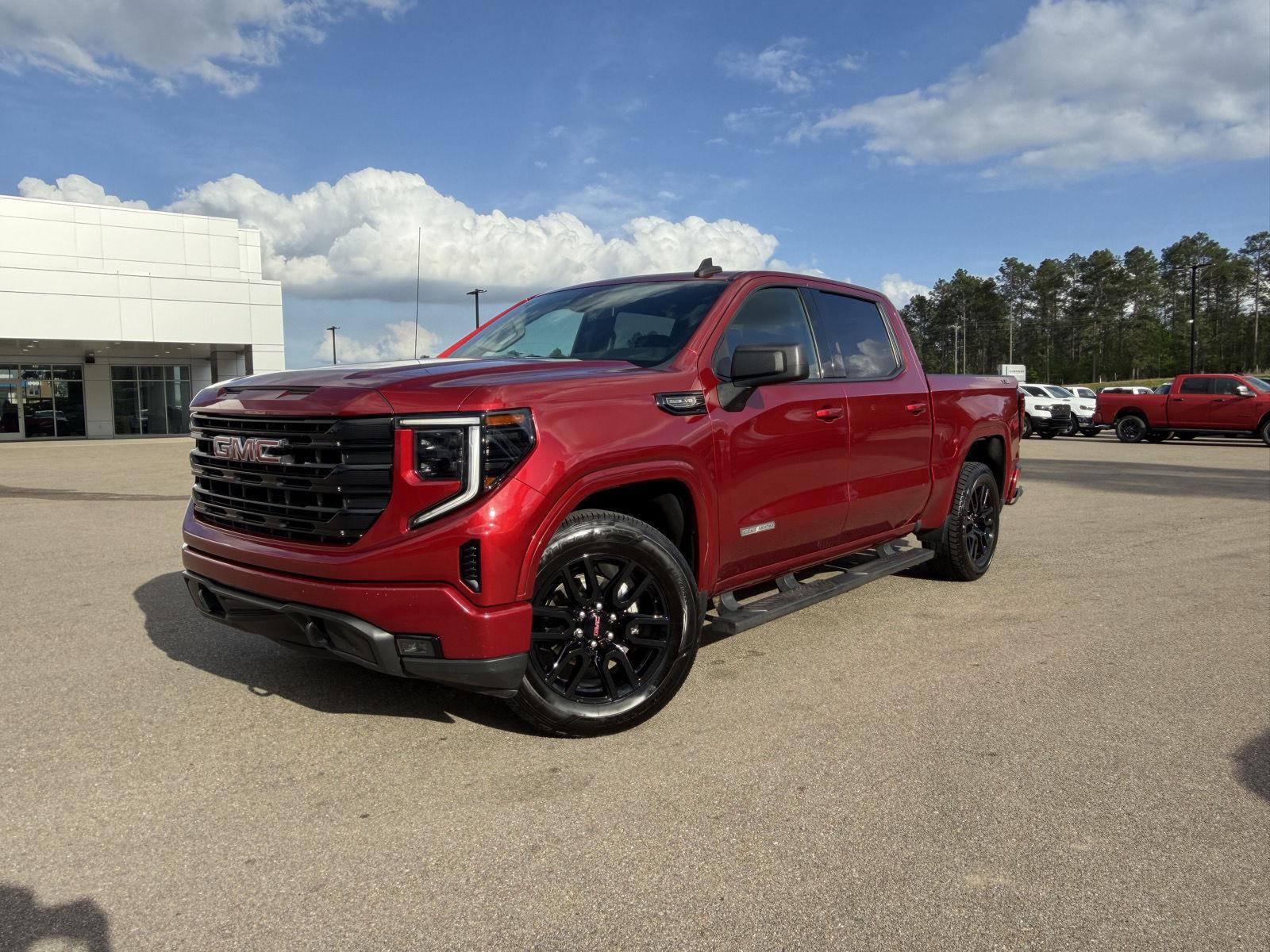 Volcanic Red Tintcoat 2023 GMC Sierra 1500 Elevation Crew Cab 4WD Pickup Truck Four-Wheel Drive Automatic