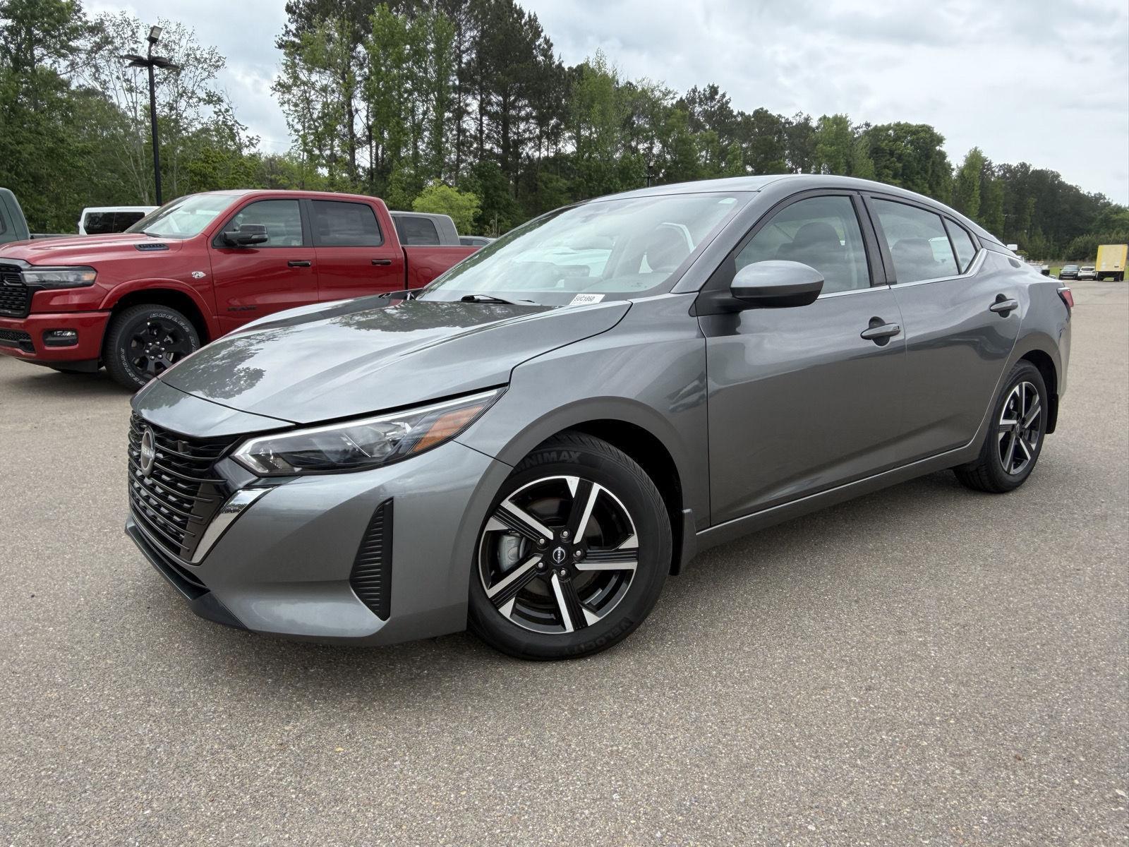Gray (Gun Metallic) 2024 Nissan Sentra SV FWD Sedan Front-Wheel Drive Continuously Variable Transmission