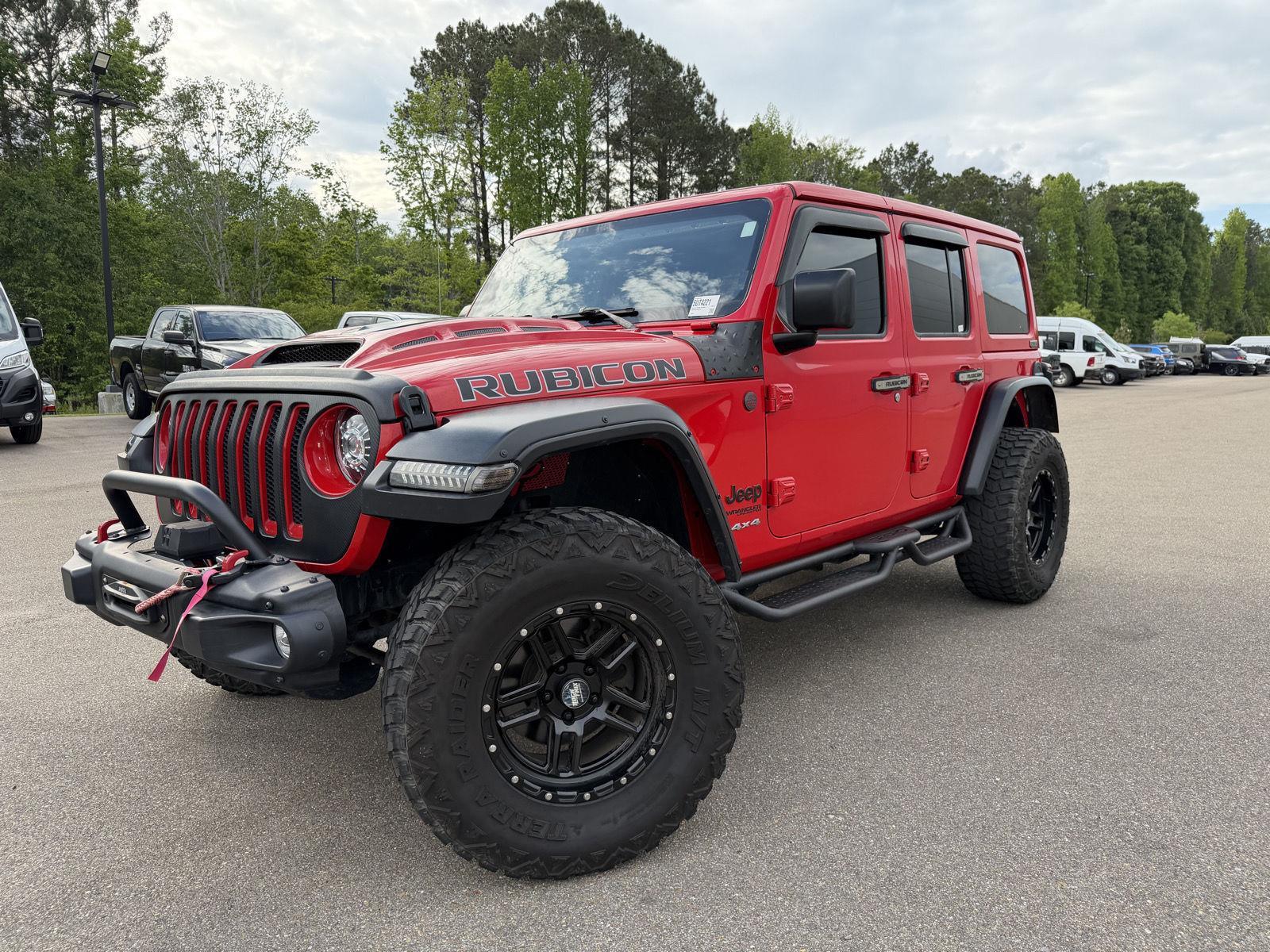 Firecracker Red Clearcoat 2018 Jeep Wrangler Unlimited Rubicon 4WD SUV / Crossover Four-Wheel Drive 8-Speed Automatic
