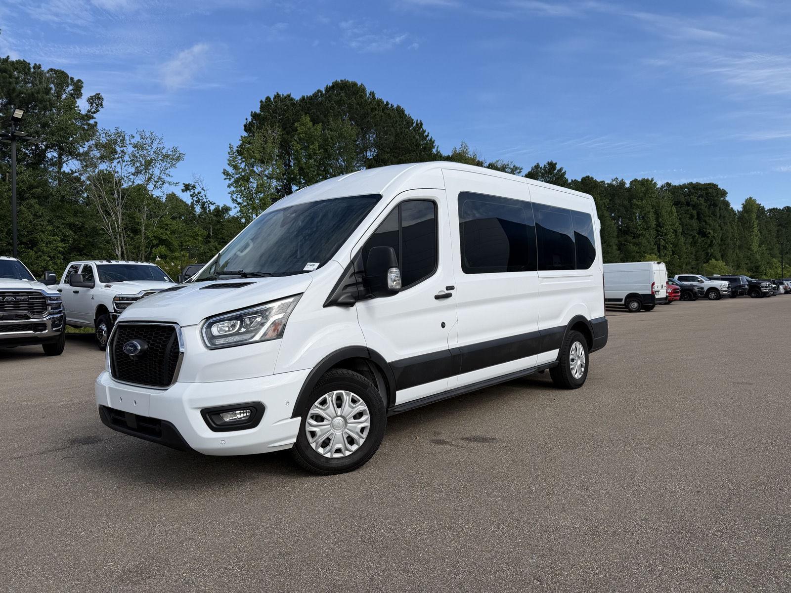 Oxford White 2023 Ford Transit Passenger Van Rear-Wheel Drive Automatic