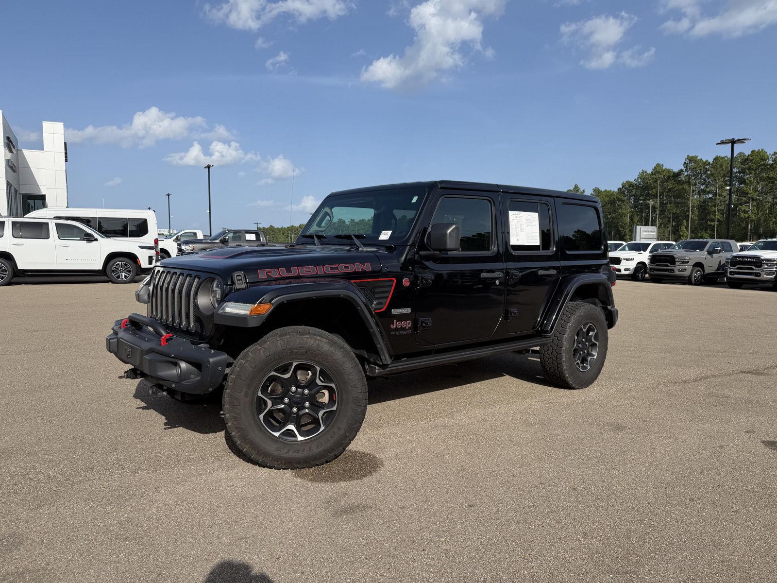 Black Clearcoat 2020 Jeep Wrangler SUV / Crossover Four-Wheel Drive 8-Speed Automatic