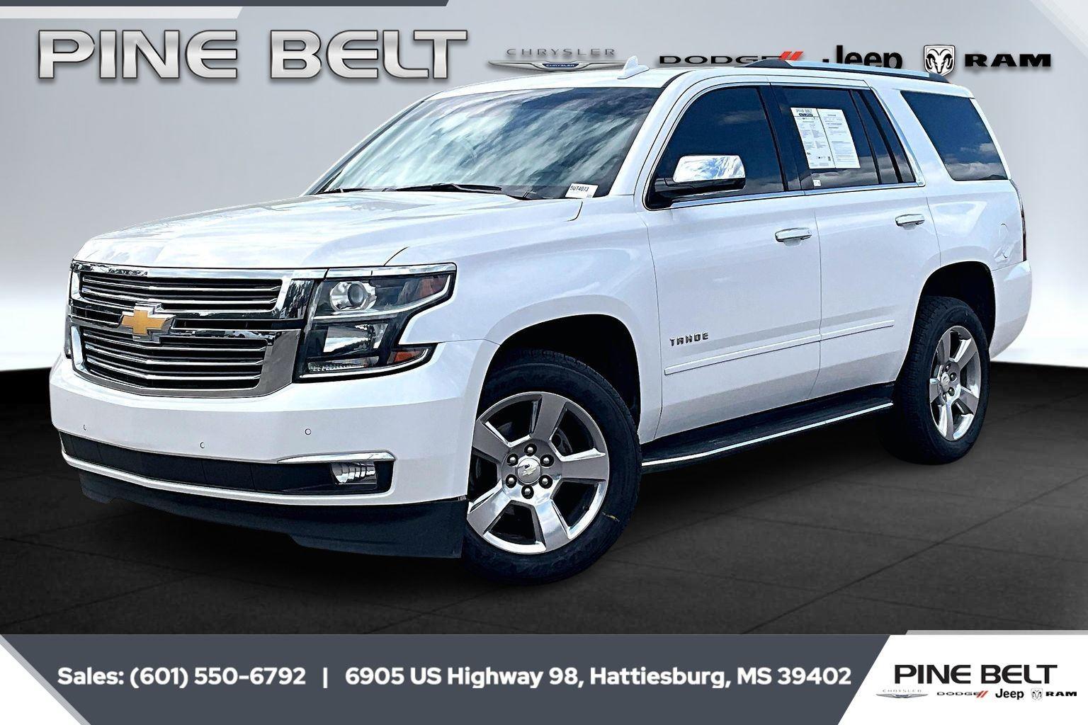 White (Iridescent Pearl Tricoat) 2018 Chevrolet Tahoe Premier RWD SUV / Crossover 4X2 6-Speed Automatic