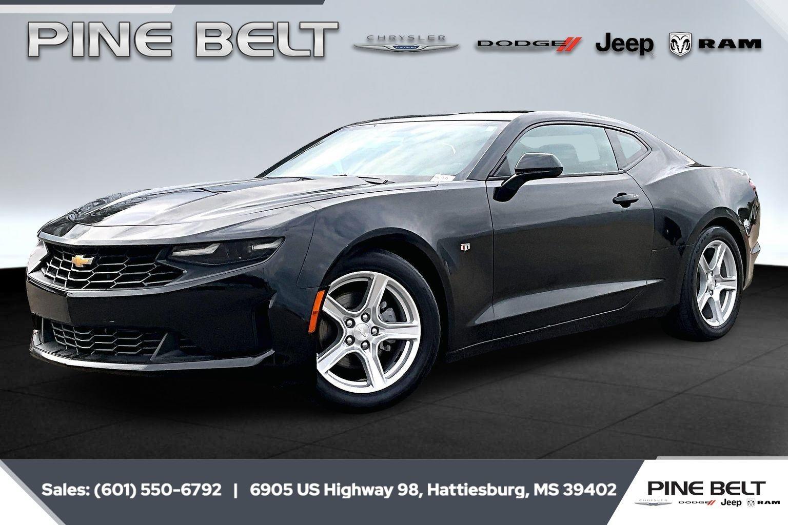Black 2023 Chevrolet Camaro 1LT Coupe RWD Coupe Rear-Wheel Drive Automatic