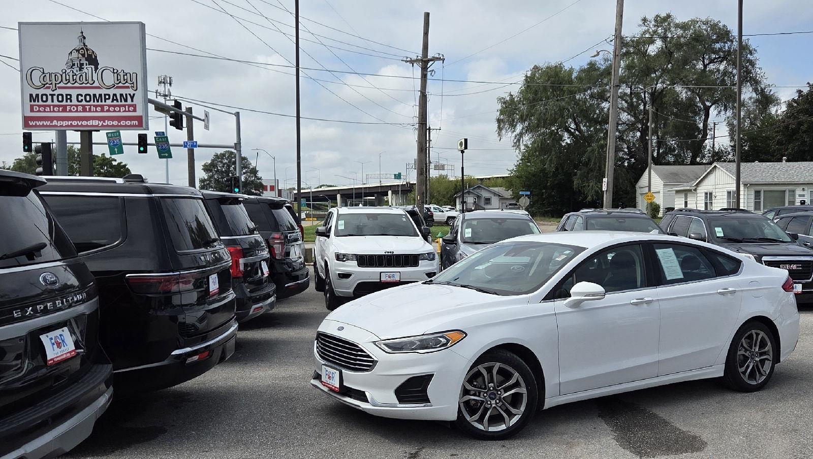 Oxford White 2020 Ford Fusion Sedan Front-Wheel Drive 6-Speed Automatic