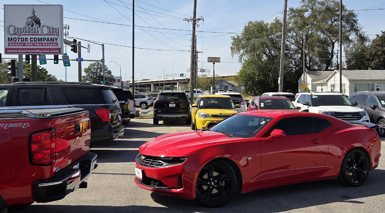 Red Hot 2019 Chevrolet Camaro Coupe Rear-Wheel Drive 8-Speed Automatic