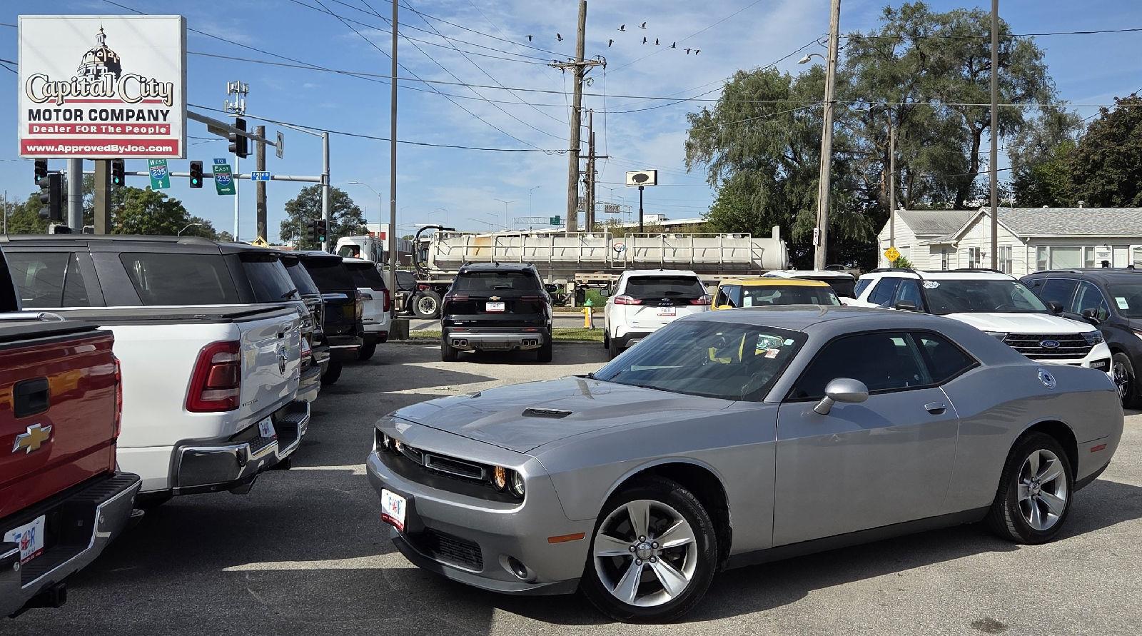 Billet Silver Metallic Clearcoat 2015 Dodge Challenger Coupe Rear-Wheel Drive 8-Speed Automatic