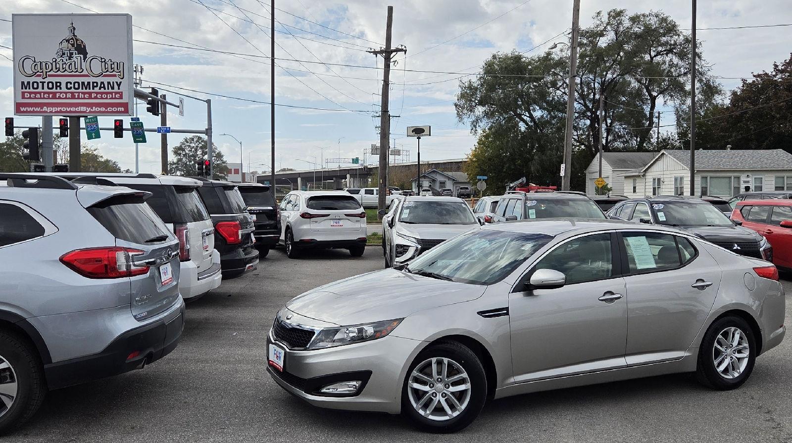 Satin Metal 2013 Kia Optima Sedan Front-Wheel Drive Automatic