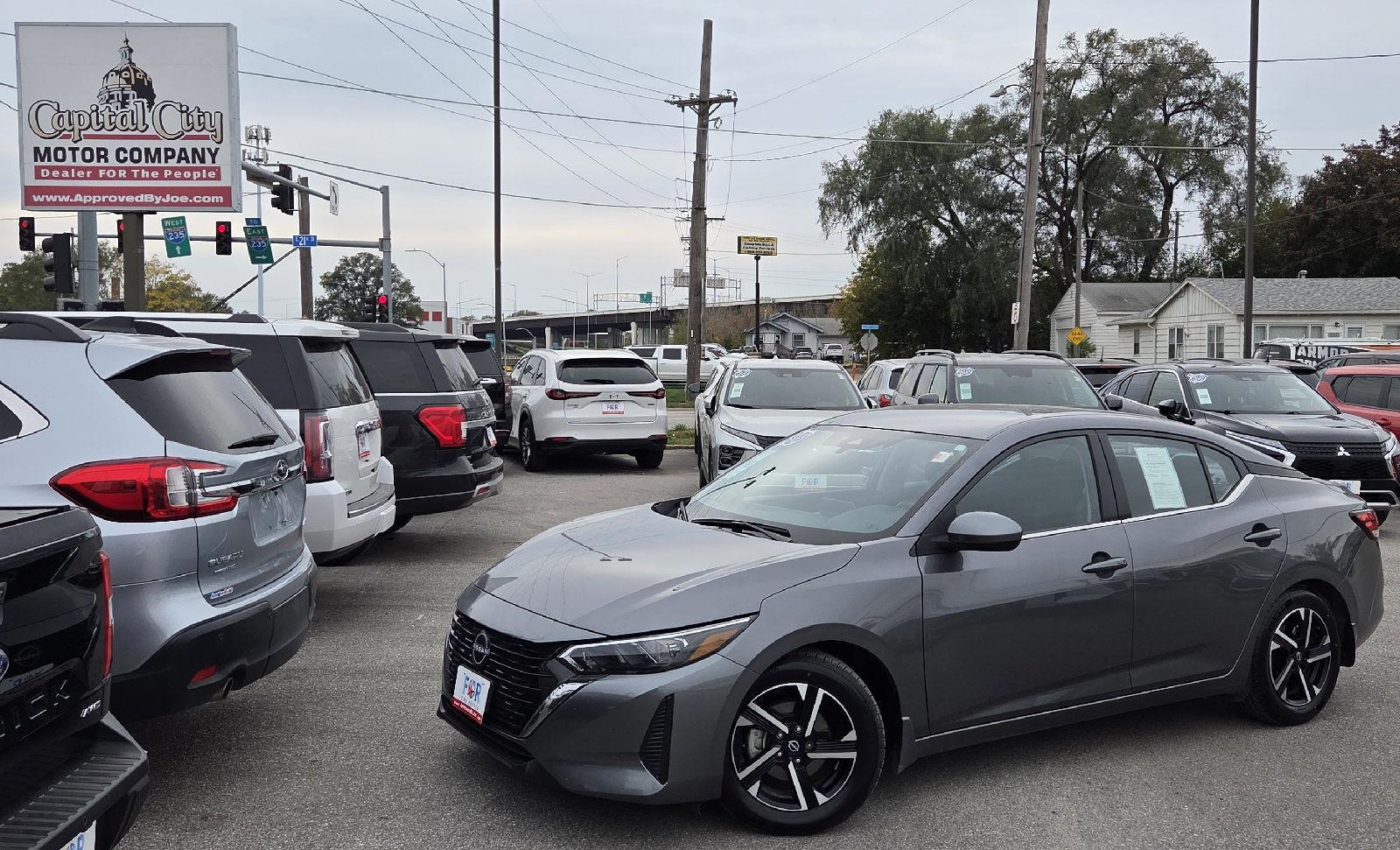 Gray (Gun Metallic) 2025 Nissan Sentra Sedan Front-Wheel Drive Continuously Variable Transmission
